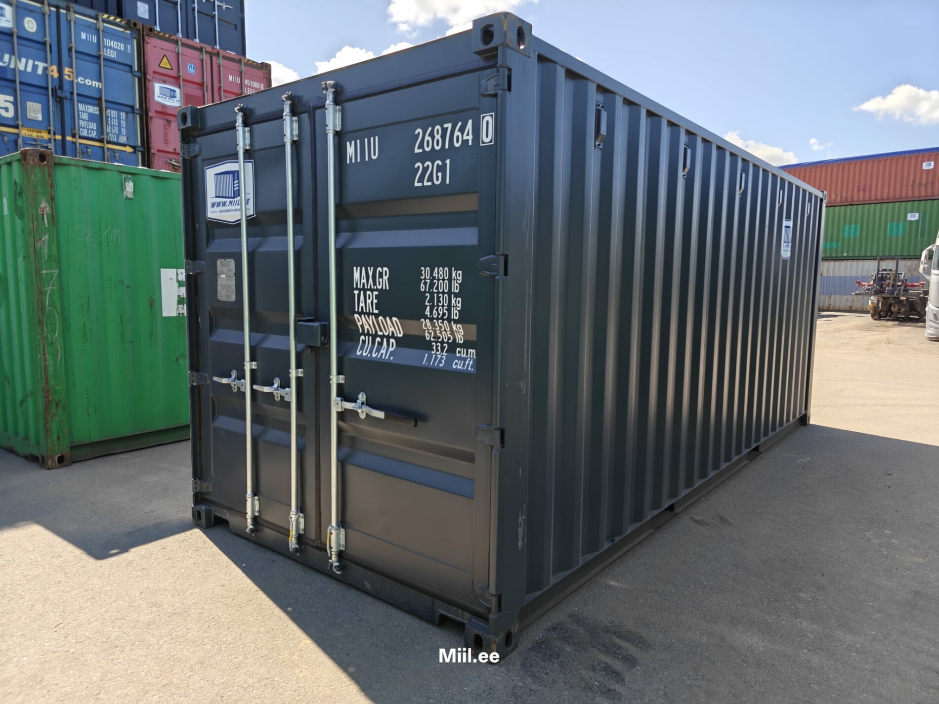 20DC морской контейнер MIIU2687640 - TALLINN
