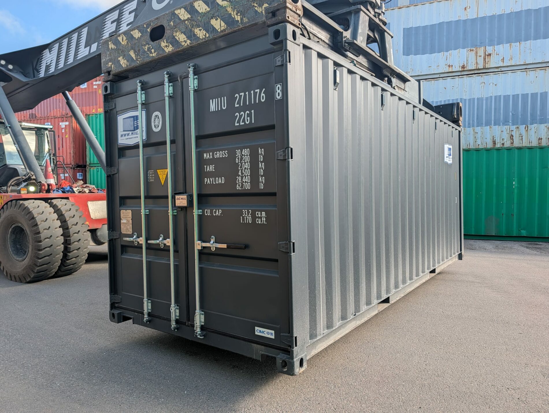 20DC Jūras konteiners MIIU2711768 - TALLINN