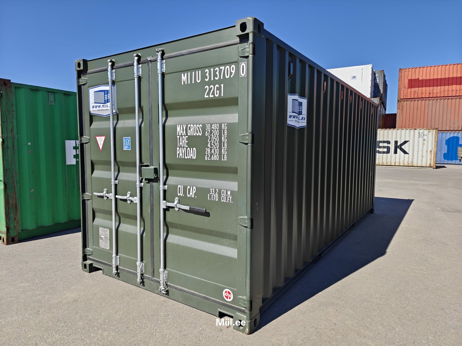 20DC морской контейнер MIIU3137090 - TALLINN