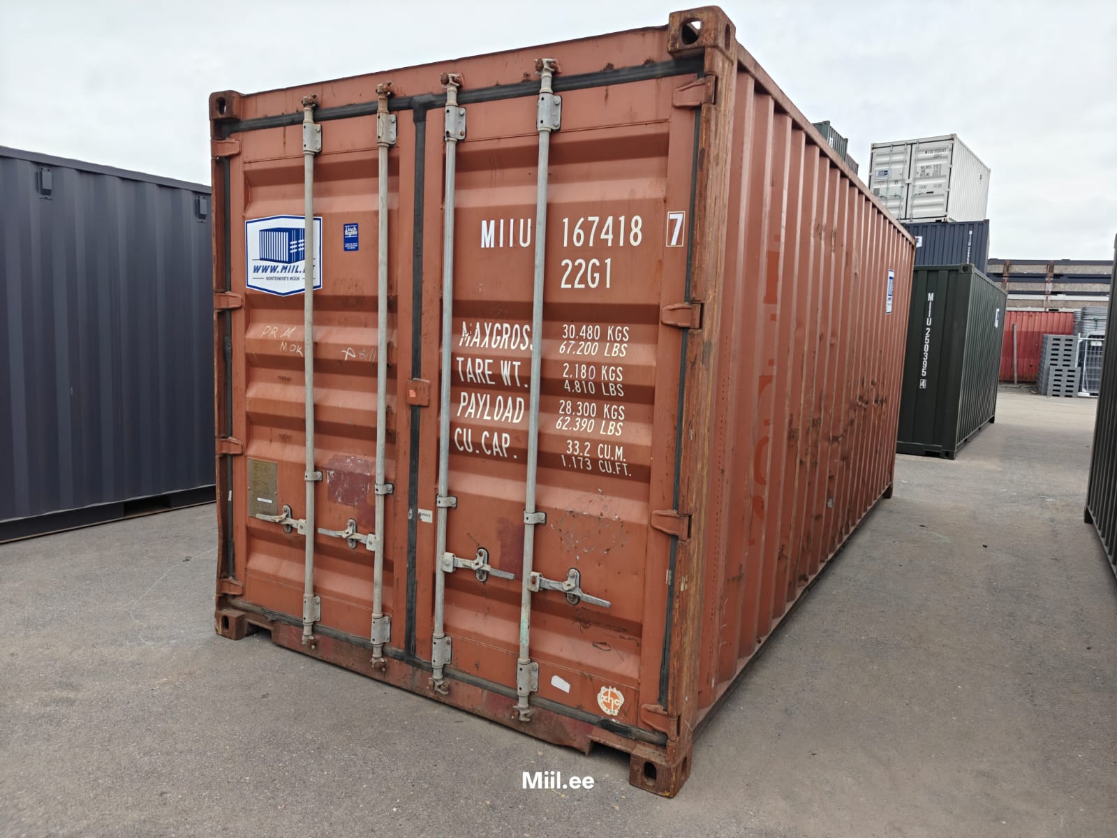 20DC Merekonteiner MIIU1674187 – PÄRNU