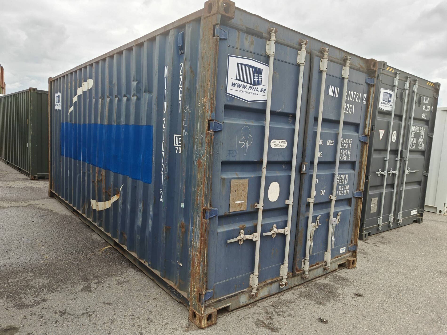 20DC Merekonteiner MIIU2107212 – TARTU - Image 2