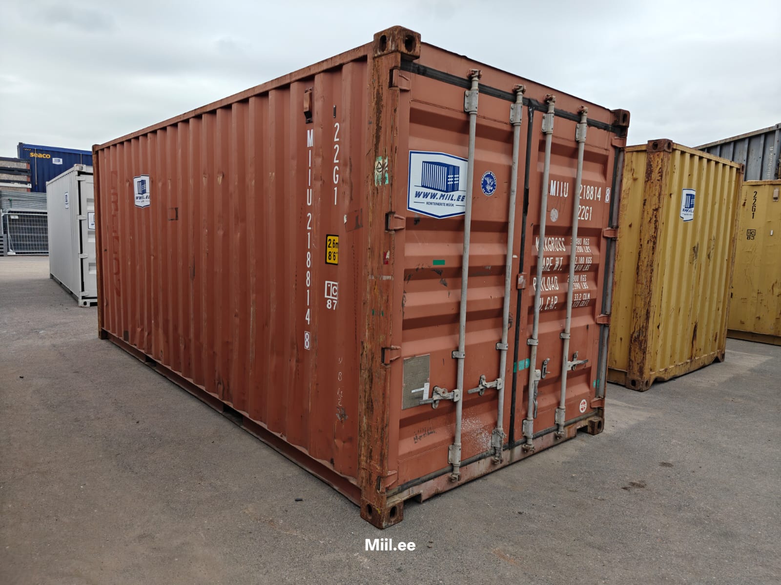 20DC Merekonteiner MIIU2188148 – PÄRNU - Image 2