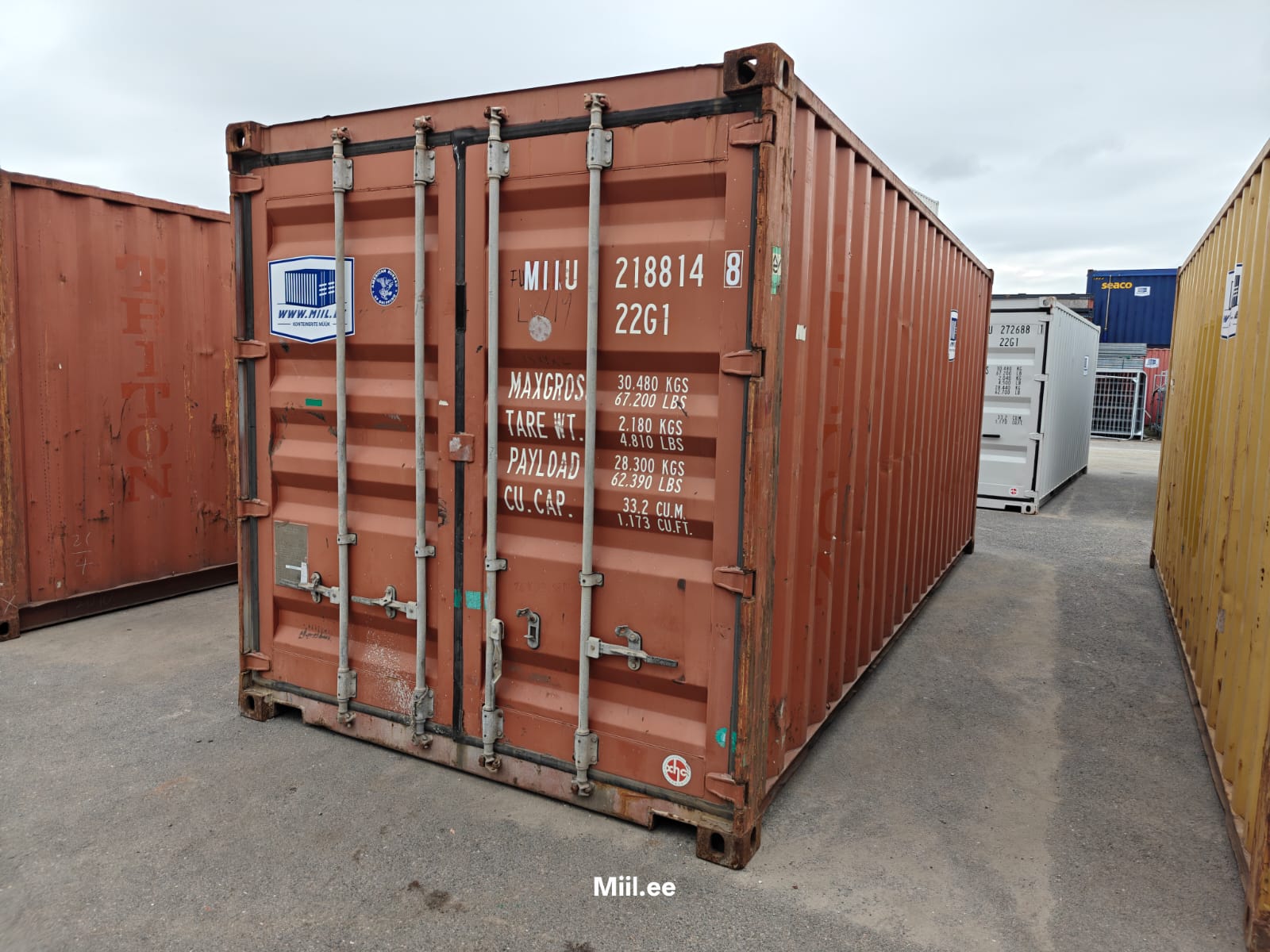 20DC Merekonteiner MIIU2188148 – PÄRNU