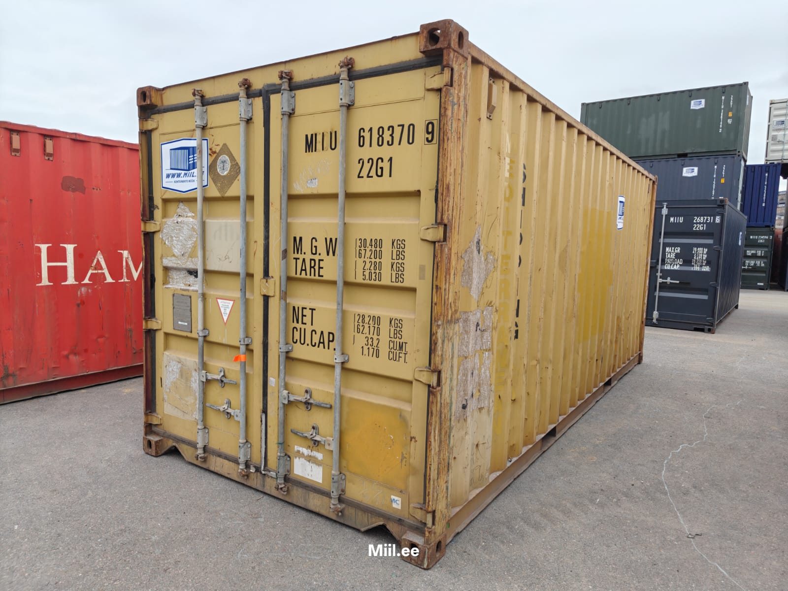 20DC Merekonteiner MIIU6183709 – PÄRNU