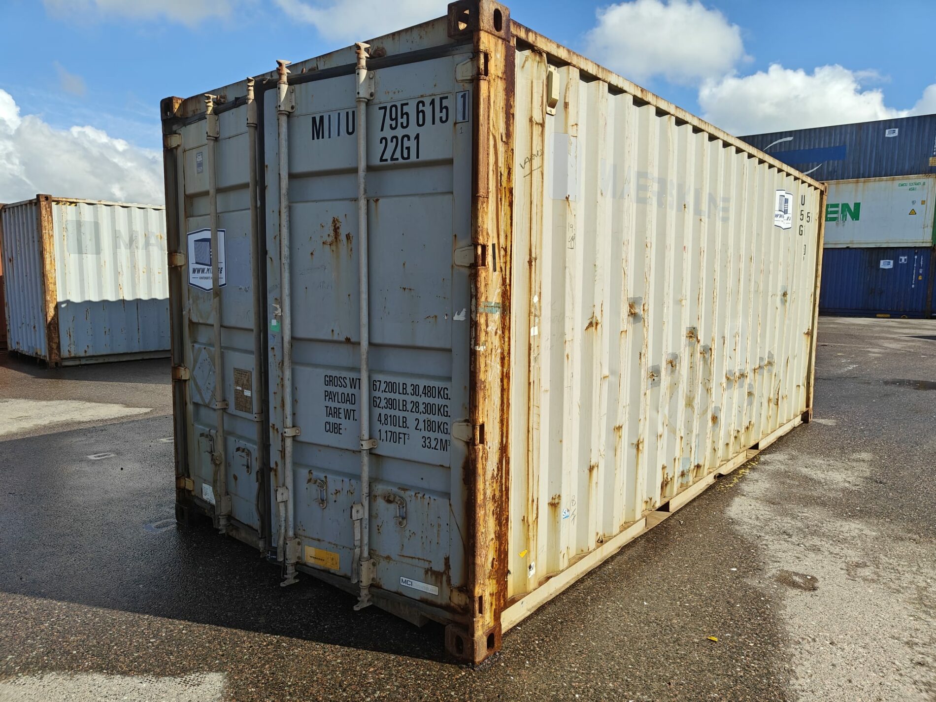20DC Merekonteiner MIIU7956151 - TARTU - Image 2
