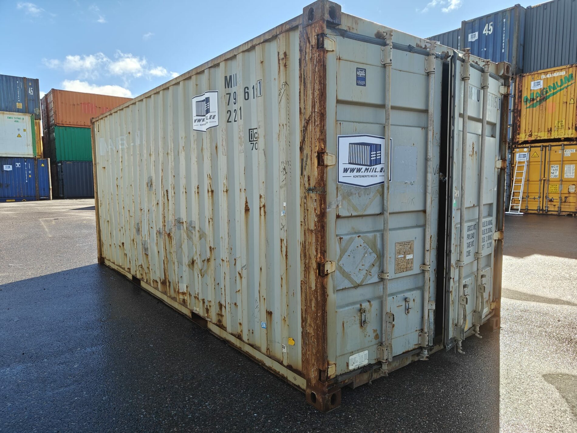 20DC Merekonteiner MIIU7956151 - TARTU