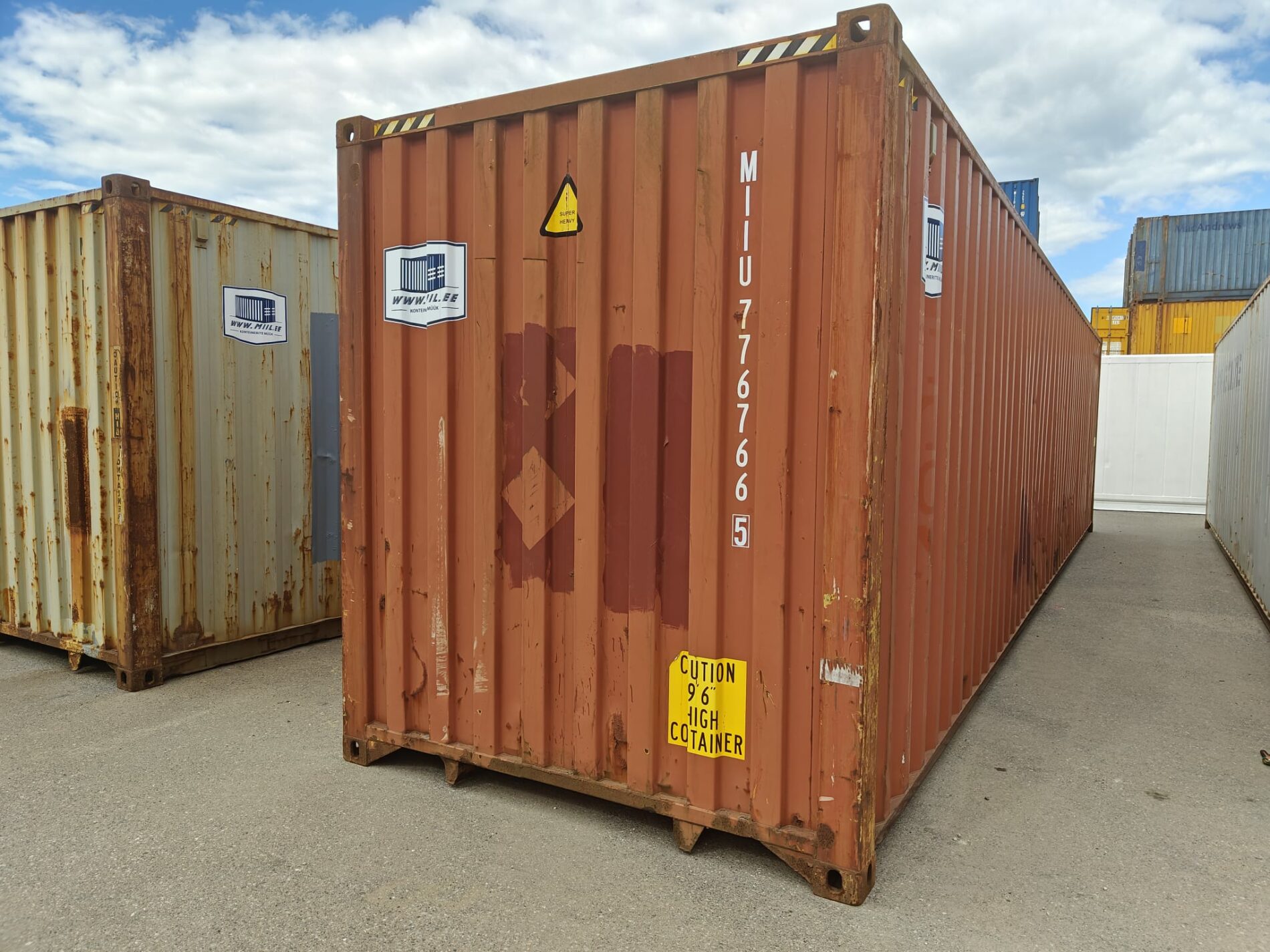 40HC Shipping container MIIU7767665 - TALLINN - Image 3