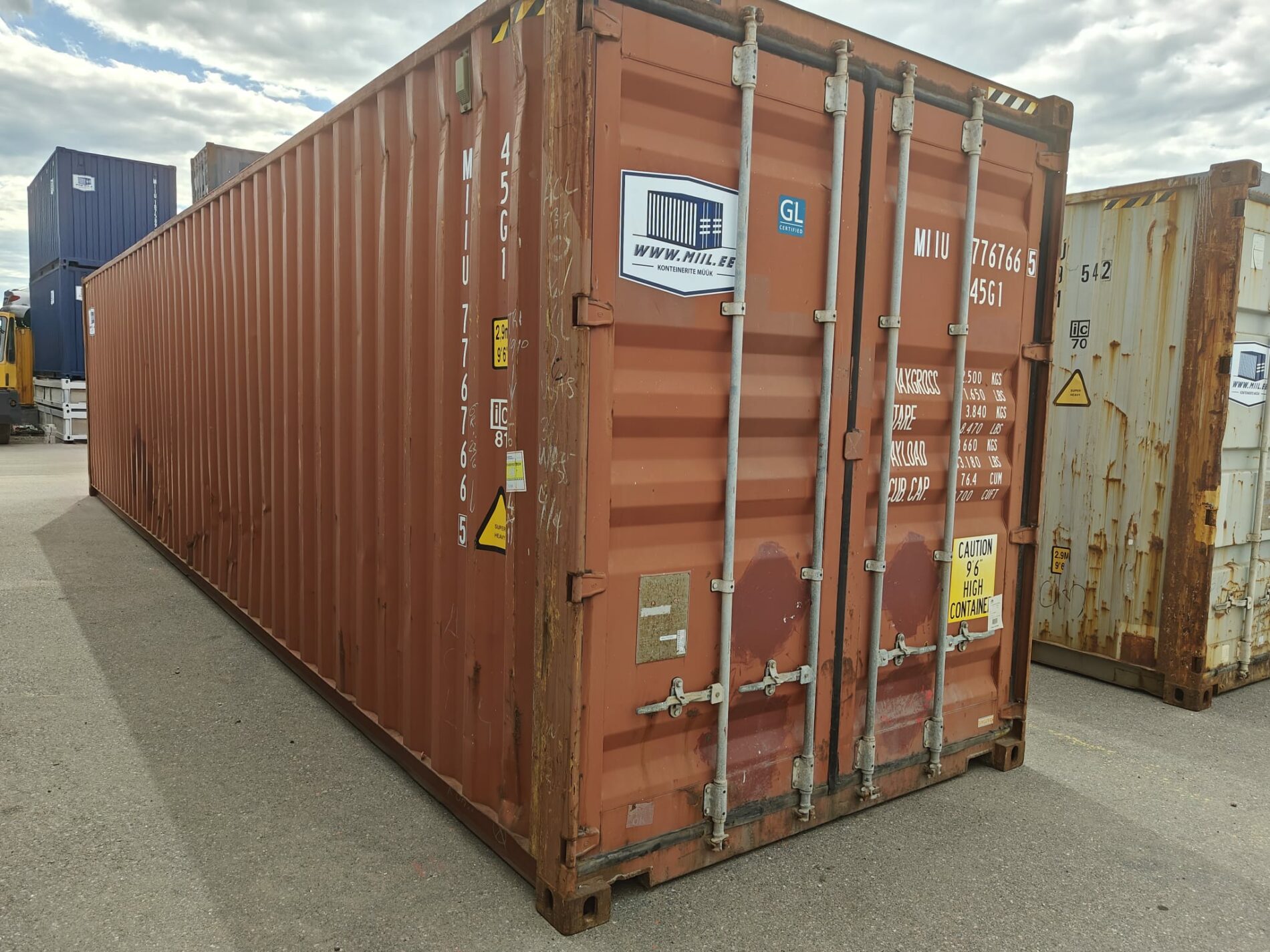 40HC Shipping container MIIU7767665 - TALLINN - Image 2