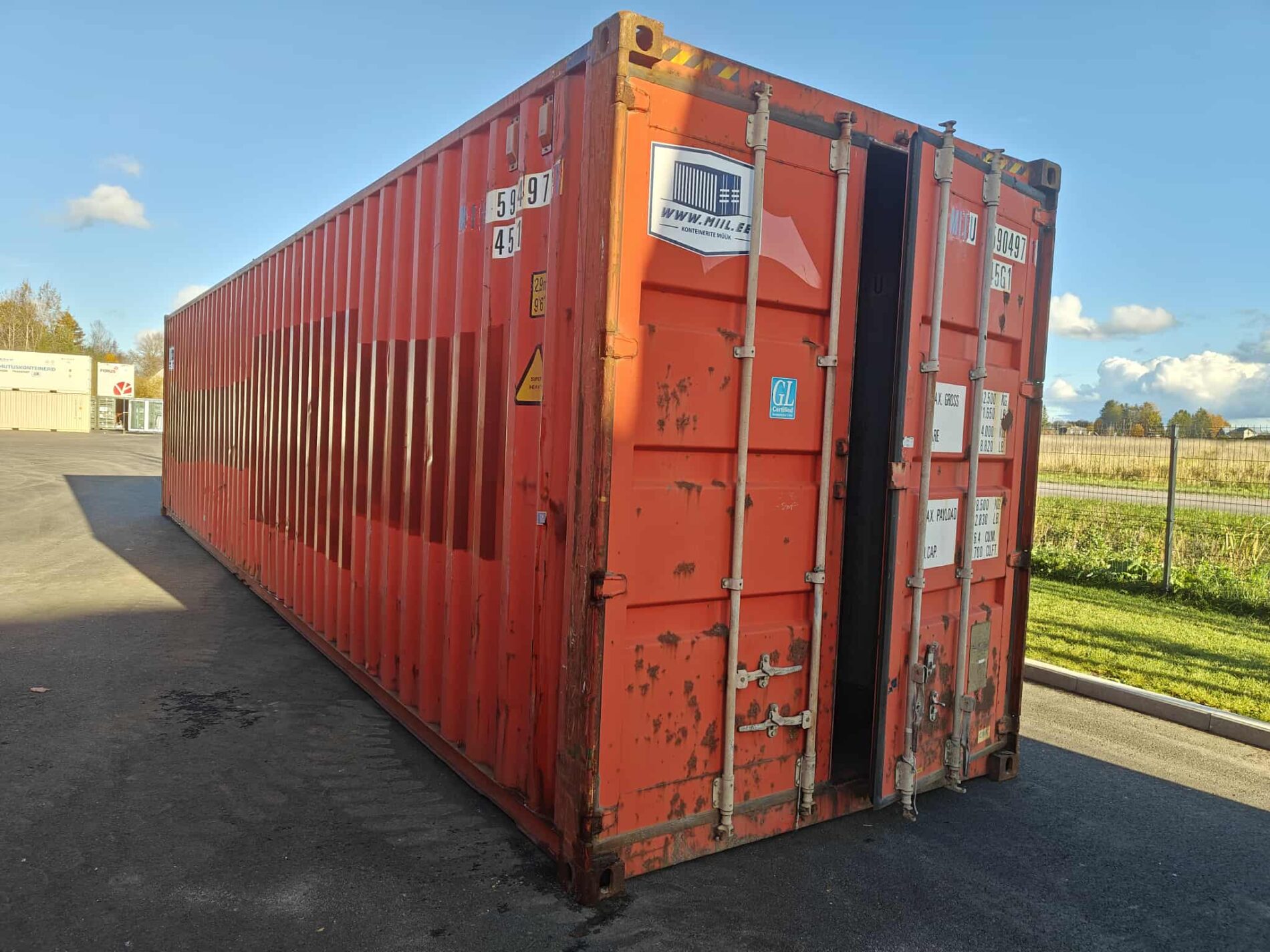 40HC Shipping container MIIU5904971 - TALLINN - Image 3