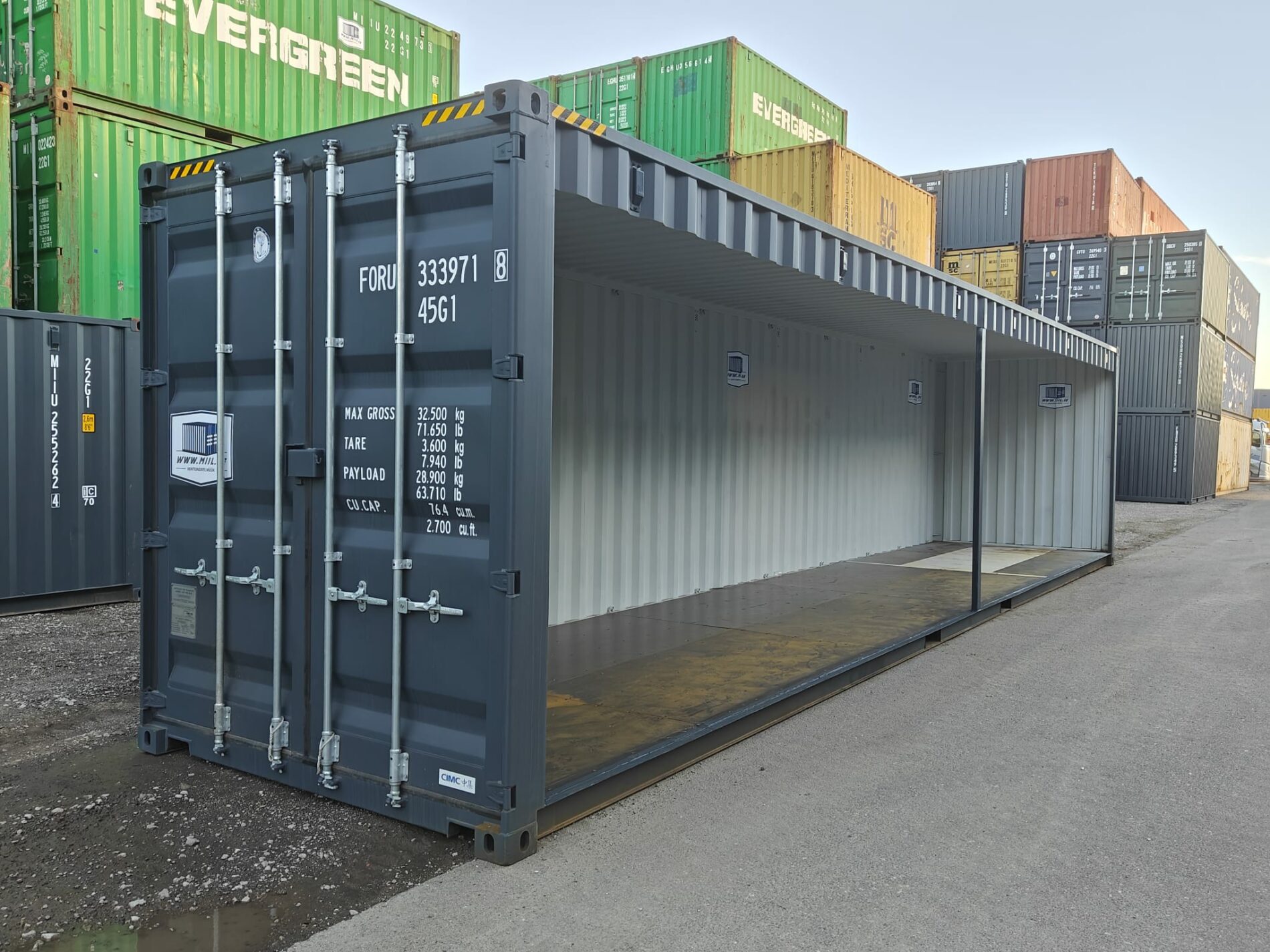 40HC-kontista avoin sivu FORU3339718 - TALLINN