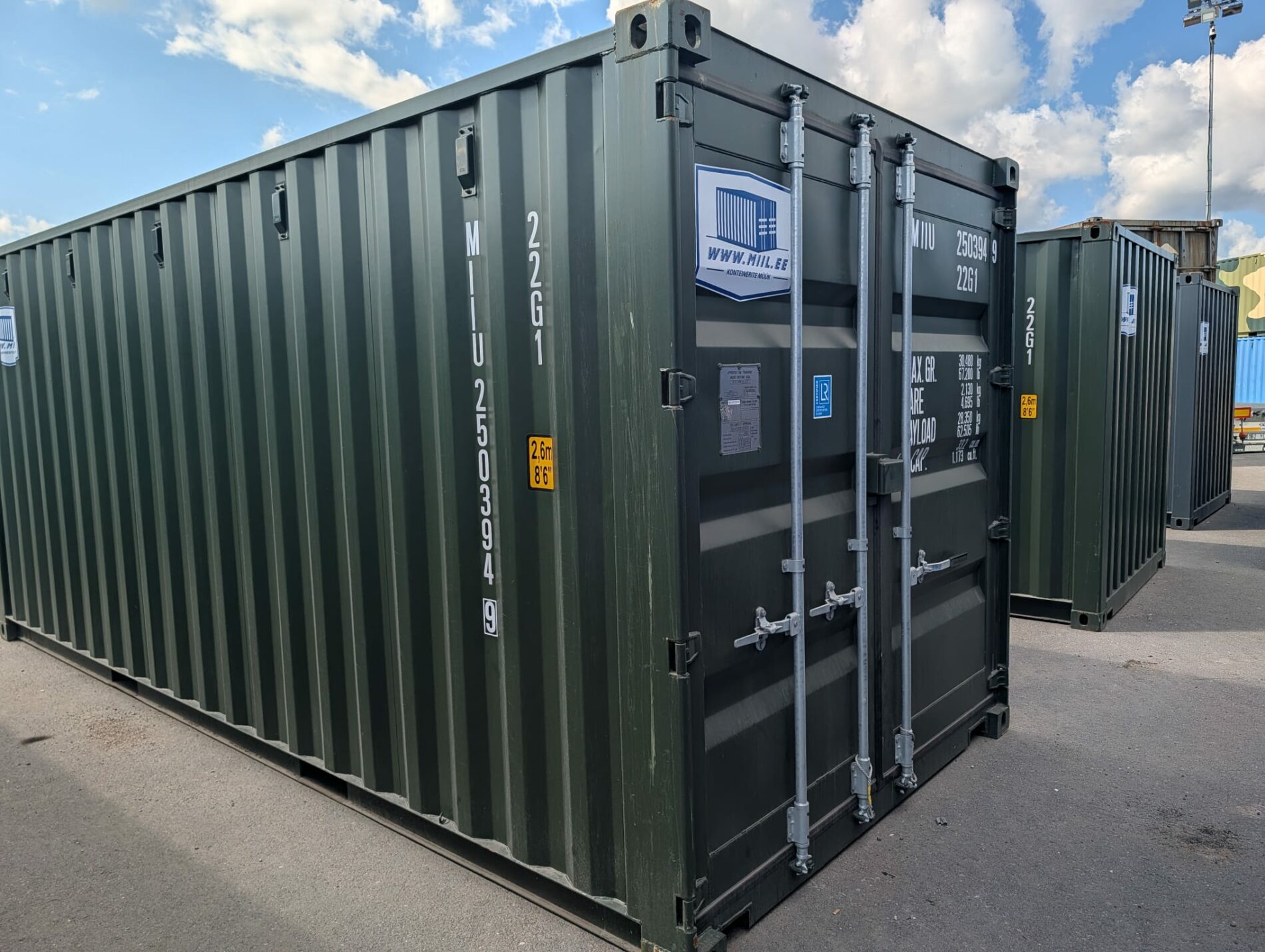 20DC Juras konteiners MIIU2503949 - TARTU