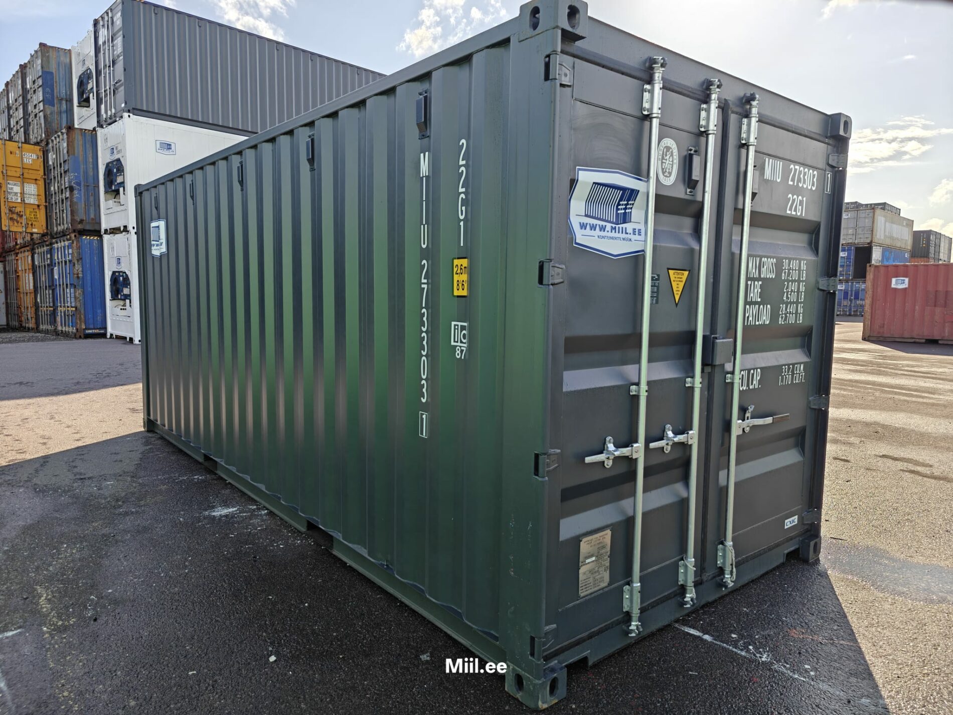 20DC морской контейнер MIIU2733031 - TALLINN