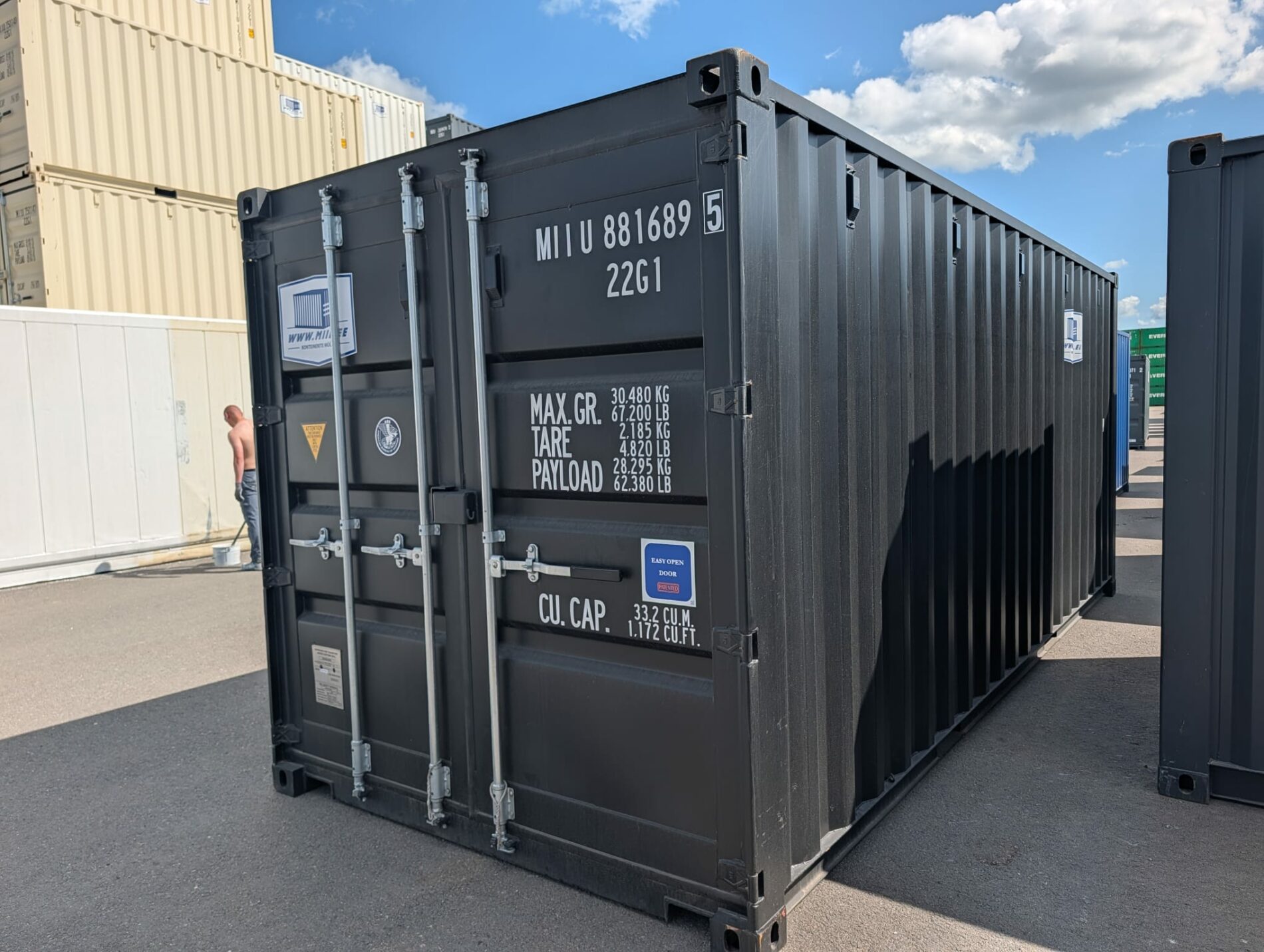 20DC Juras konteiners MIIU8816895 - TARTU