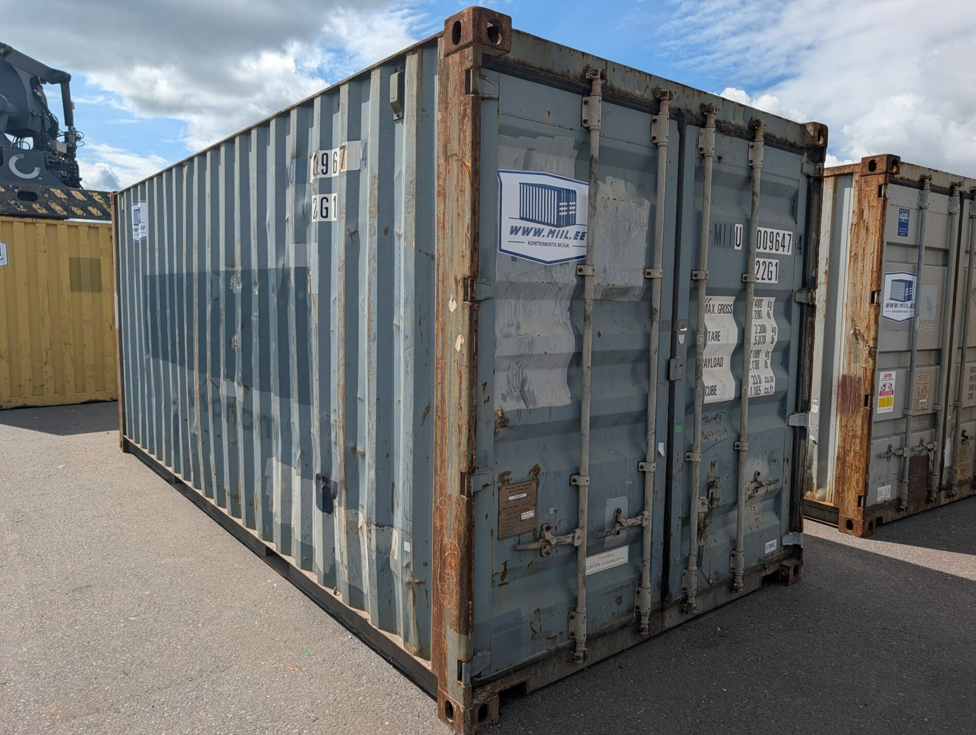 20DC Juras konteiners MIIU0096474 - Tartu