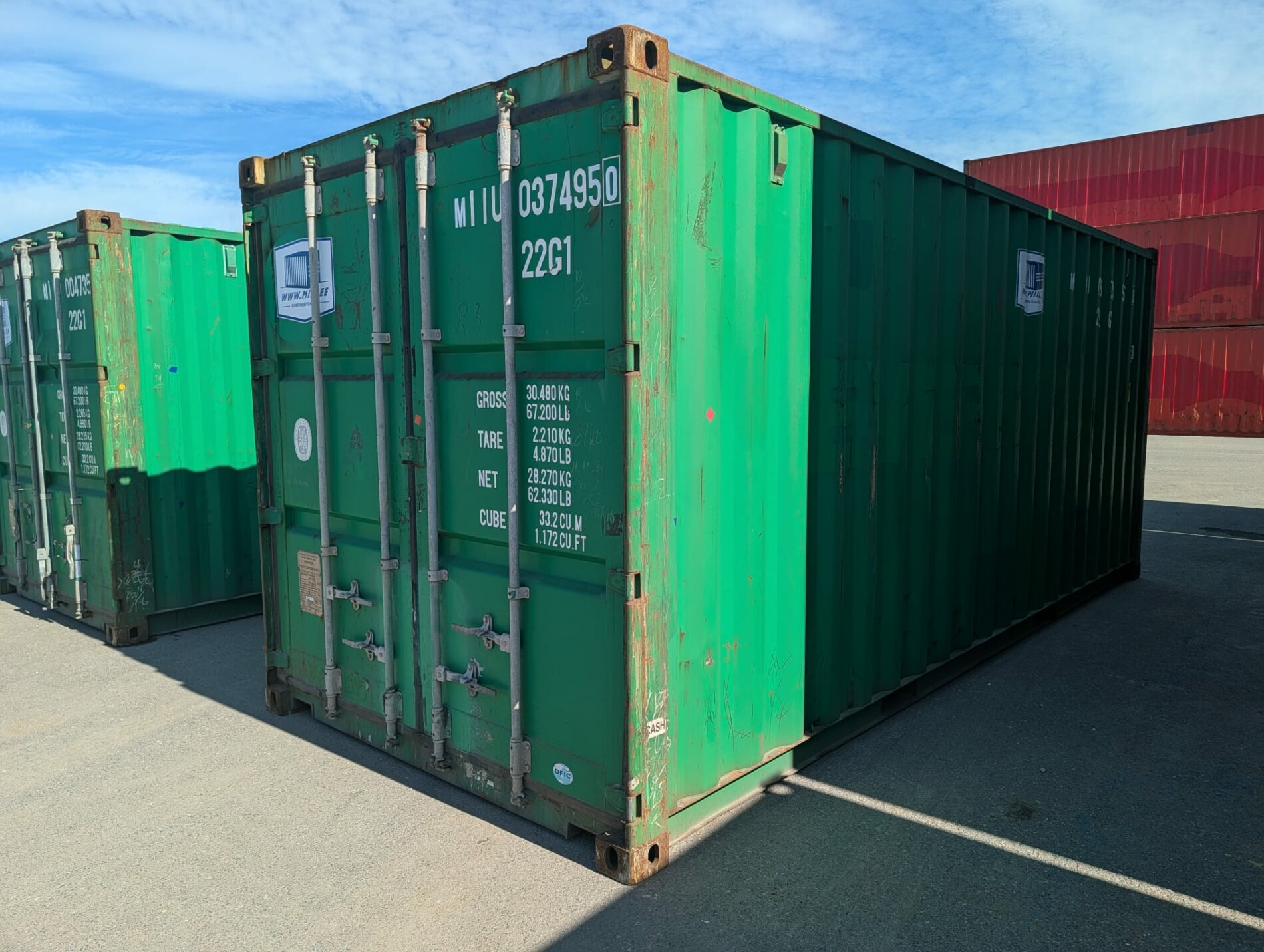 20DC Juras konteiners MIIU0374950 - TALLINN