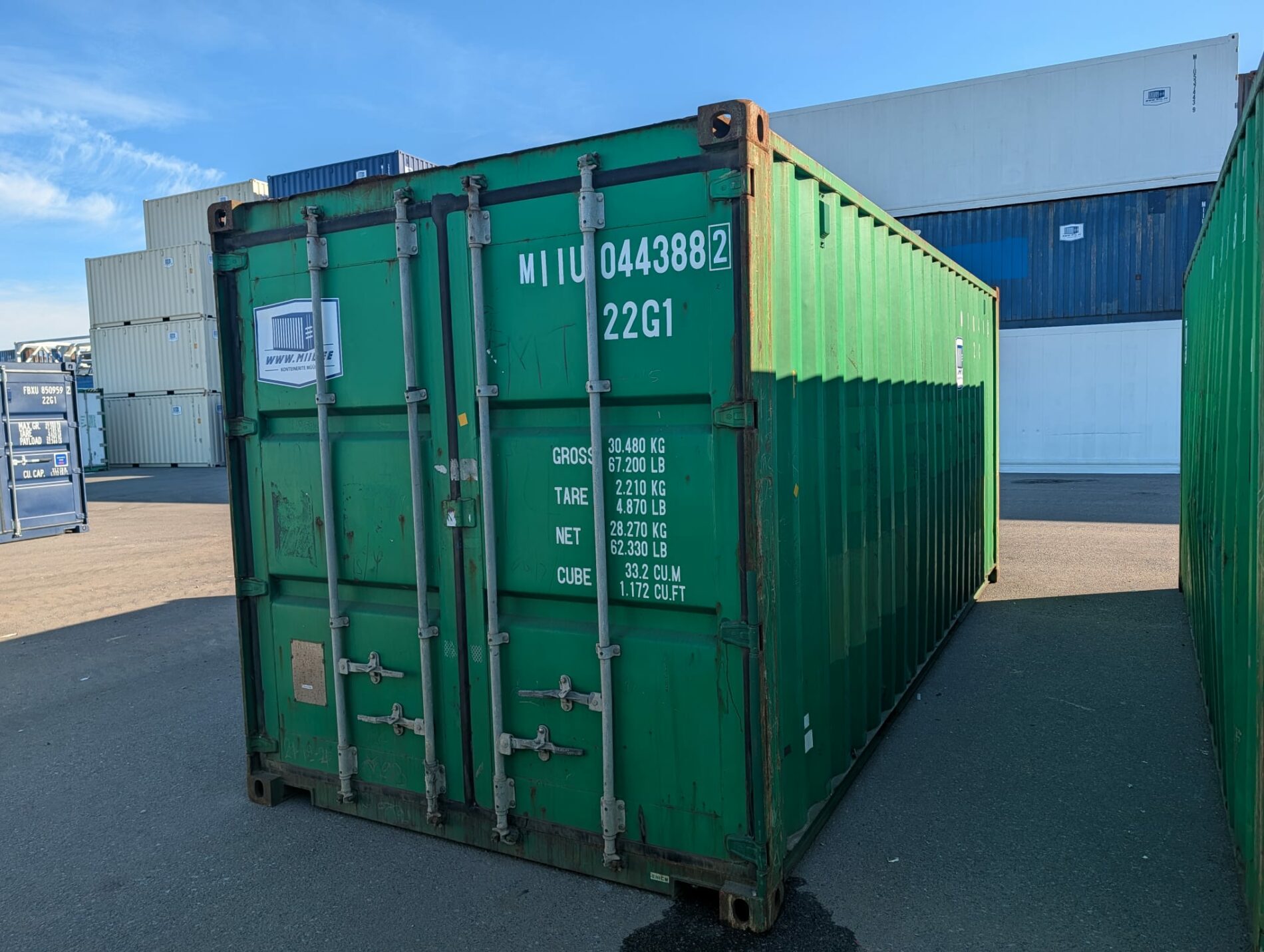 20DC Juras konteiners MIIU0443882 - TALLINN