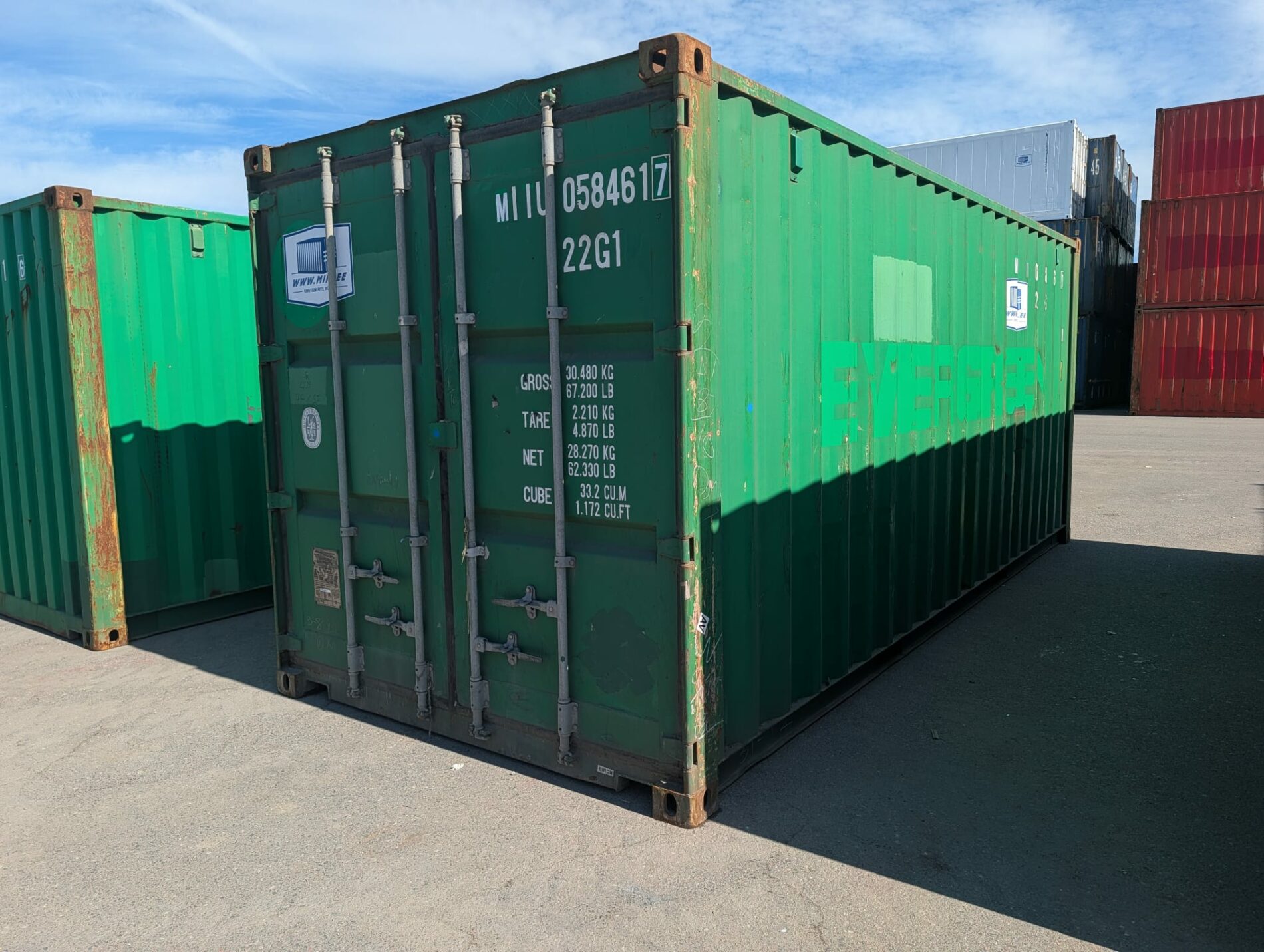 20DC Juras konteiners MIIU0584617 - Tartu