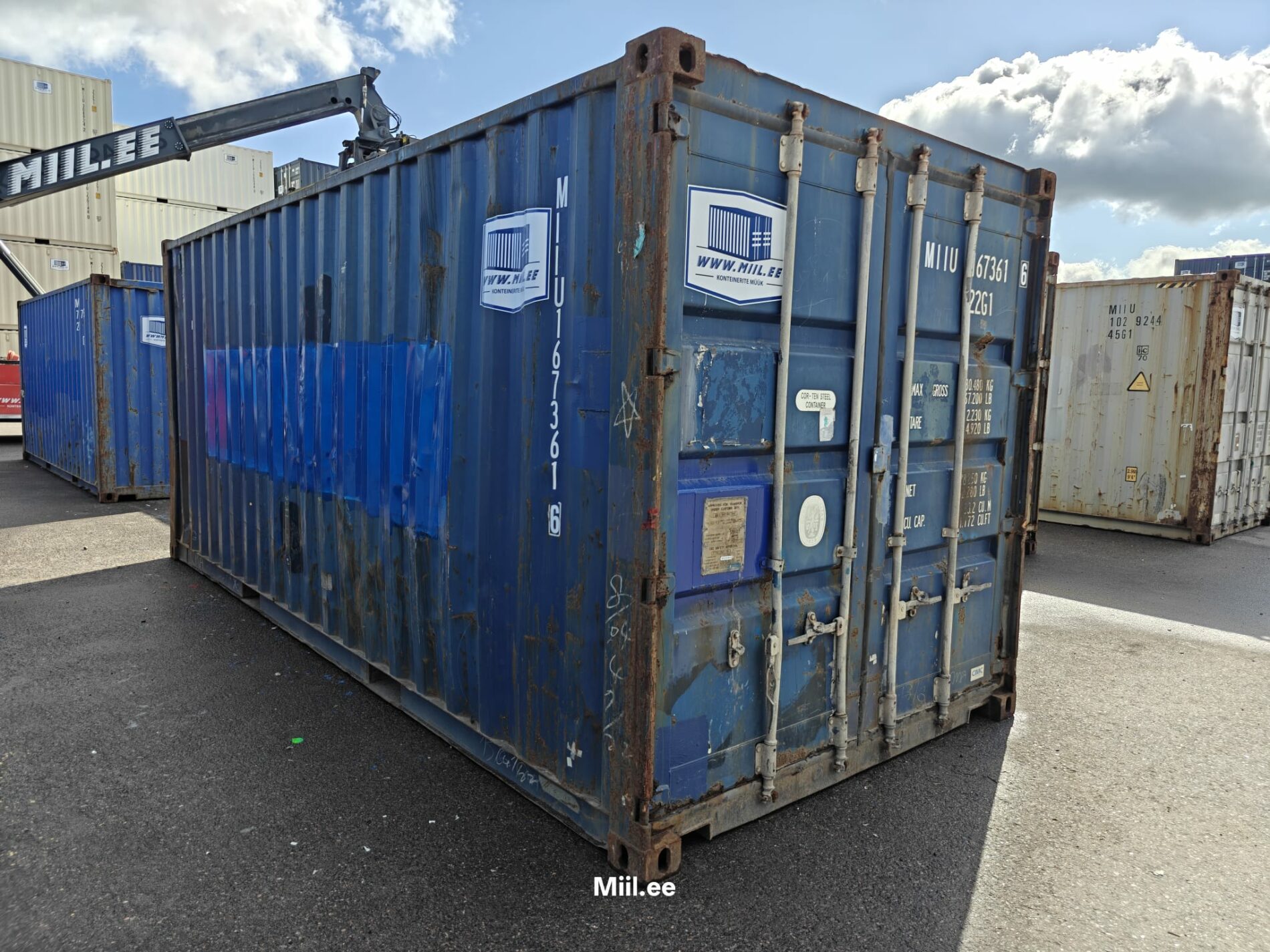 20DC Juras konteiners MIIU1673616 - TARTU