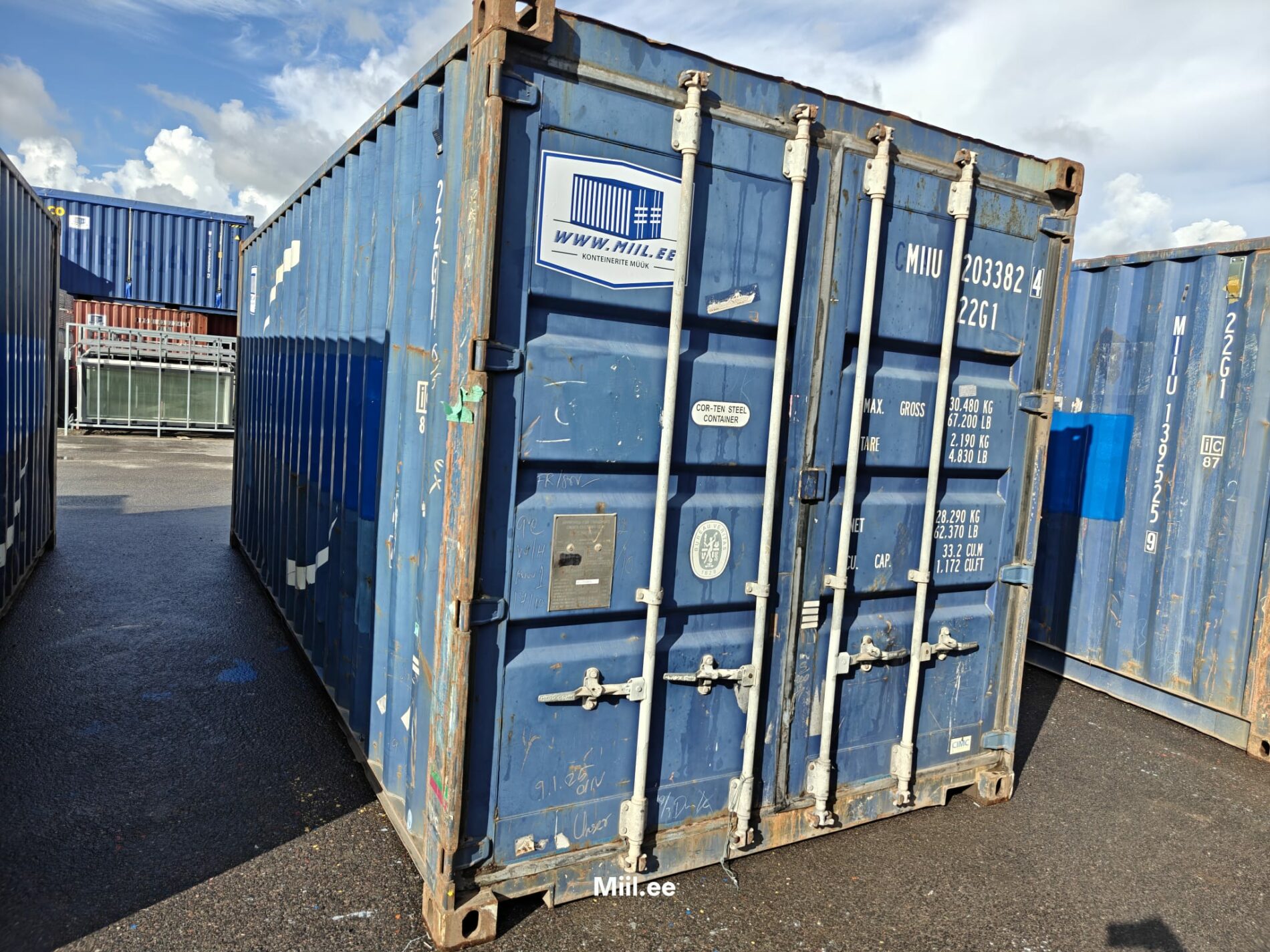 20DC морской контейнер MIIU2033824 - TALLINN