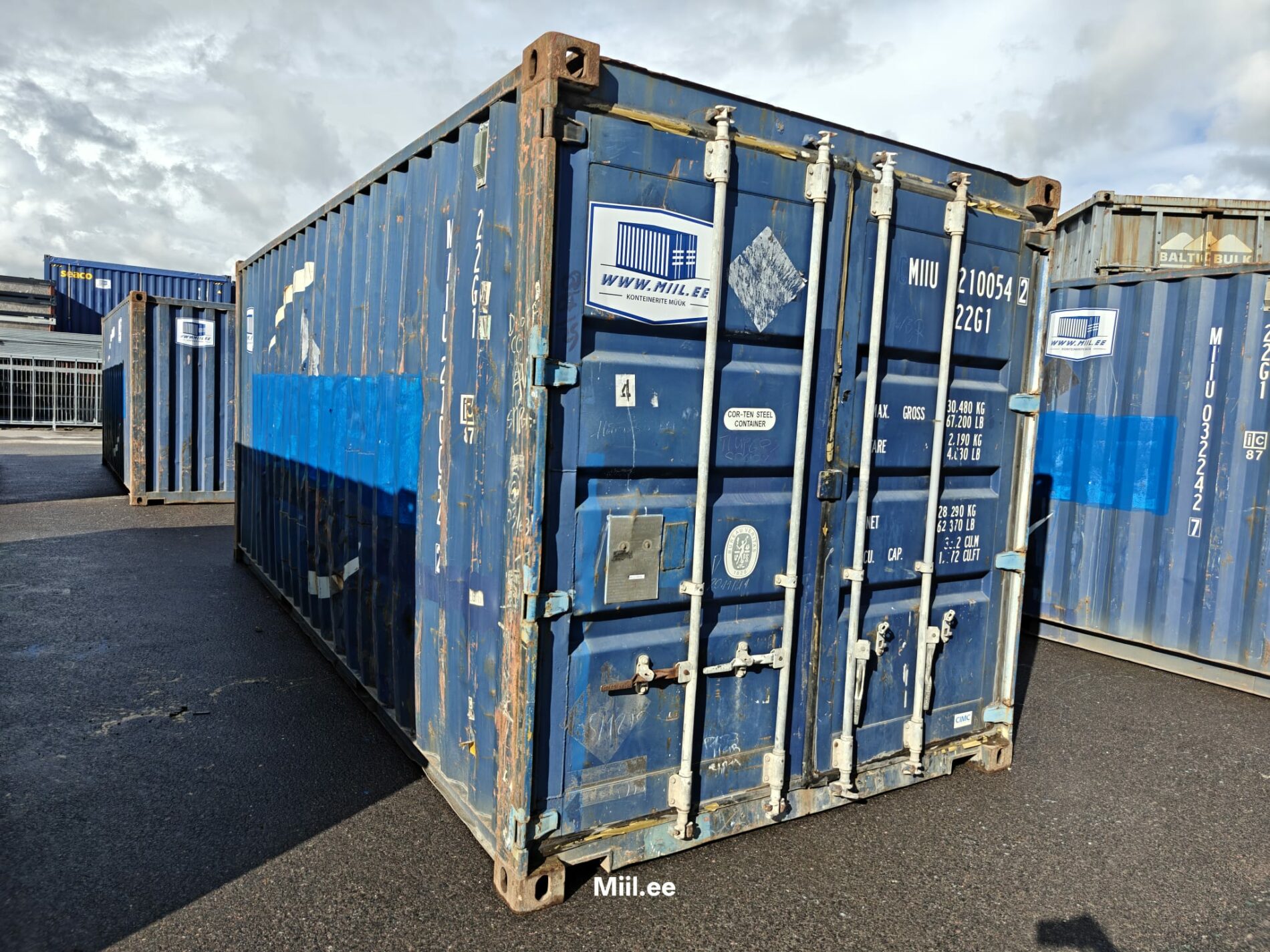20DC морской контейнер MIIU2100542 - TALLINN