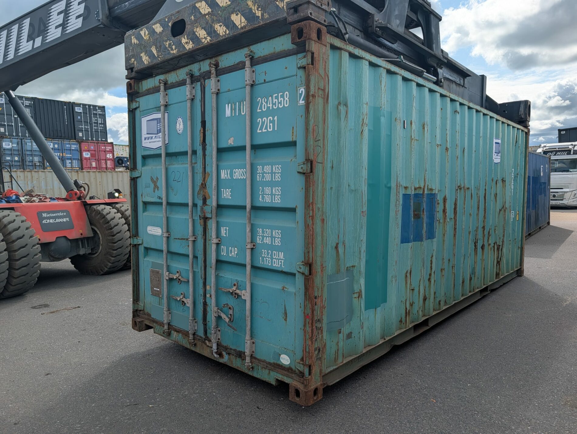 20DC Juras konteiners MIIU2845582 - Tartu