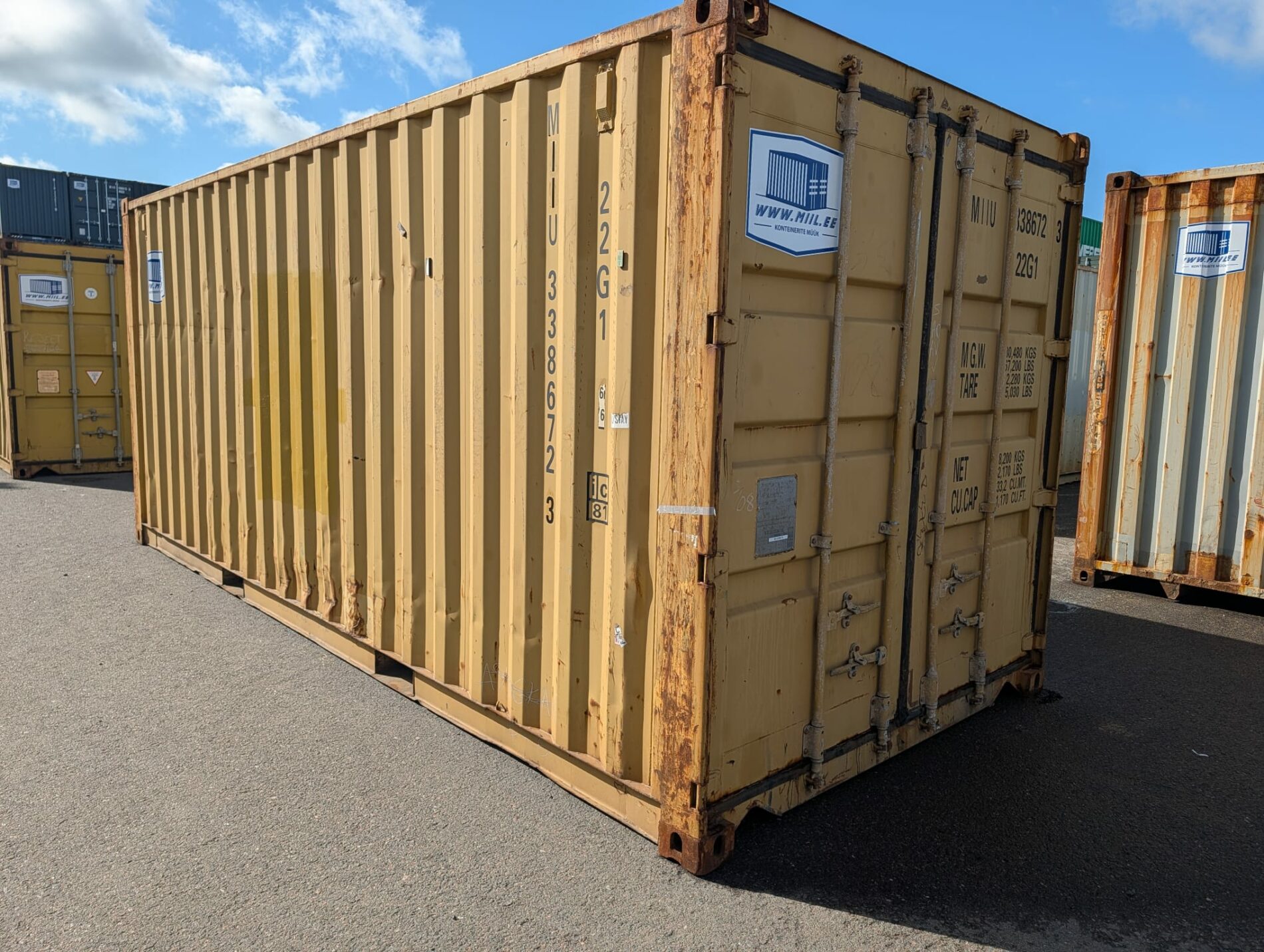 20DC Juras konteiners MIIU3386723 - Tartu - Image 2