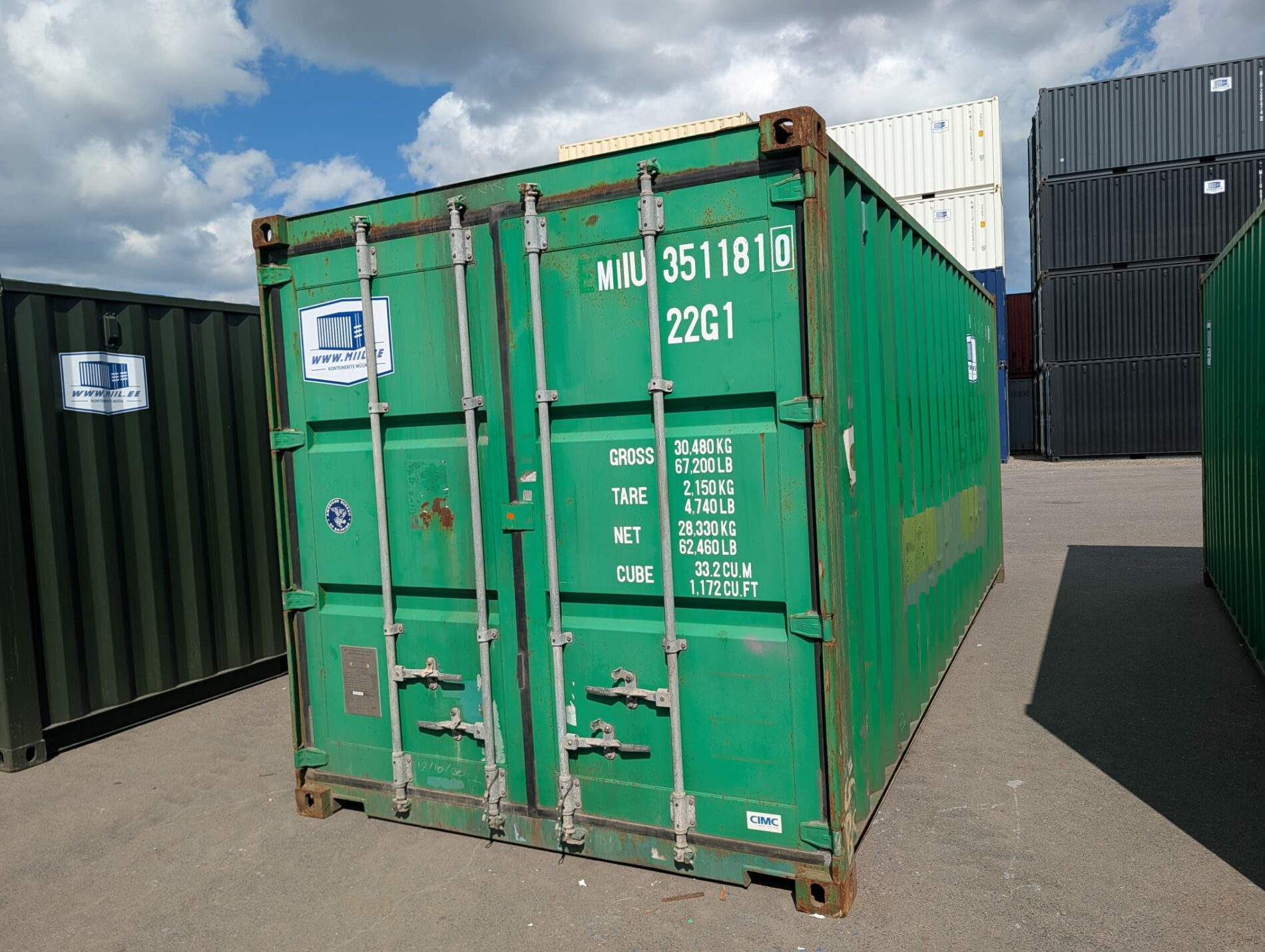 20DC Juras konteiners MIIU3511810 - PÄRNU