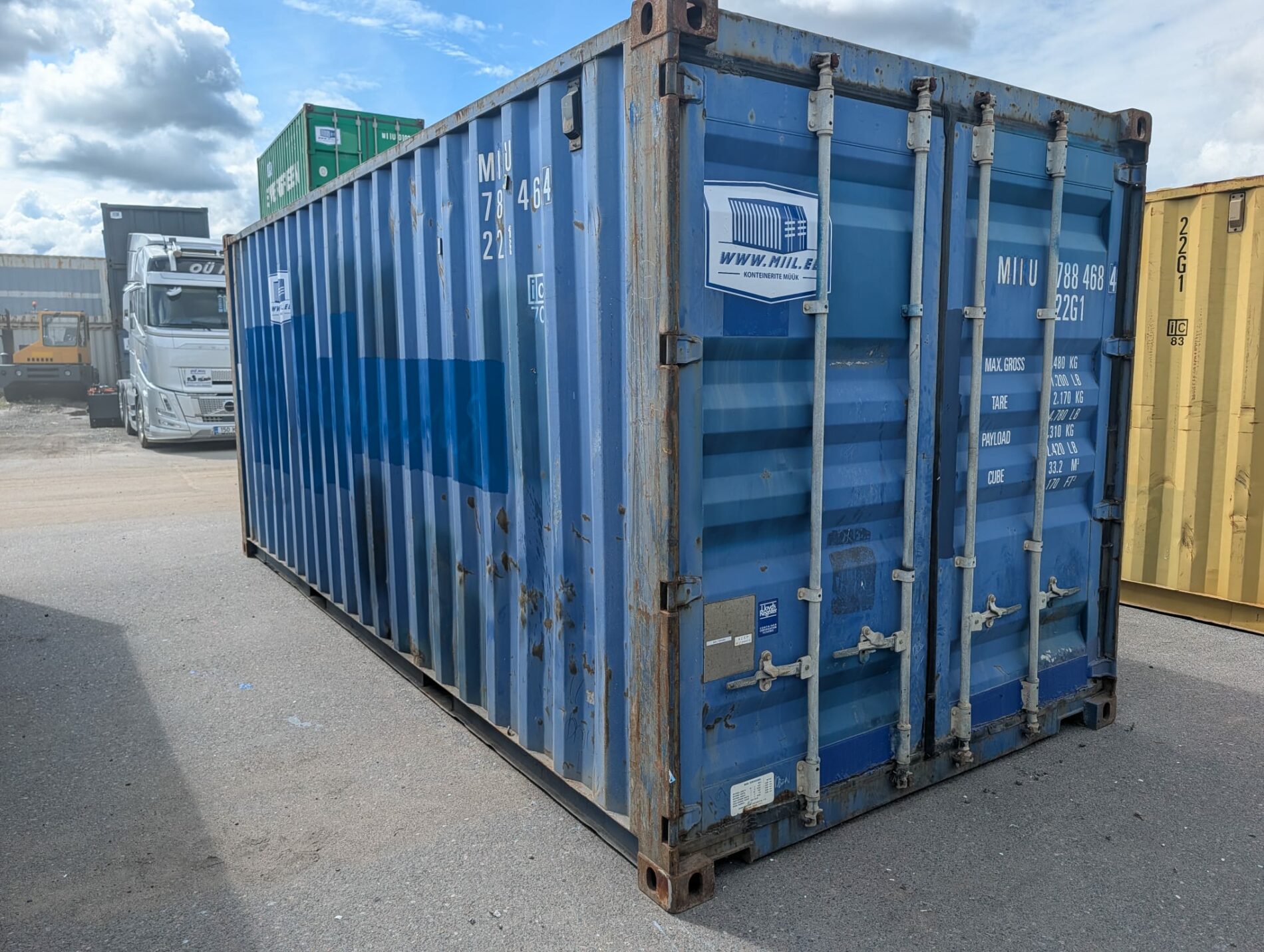 20DC Juras konteiners MIIU7884684 - TARTU