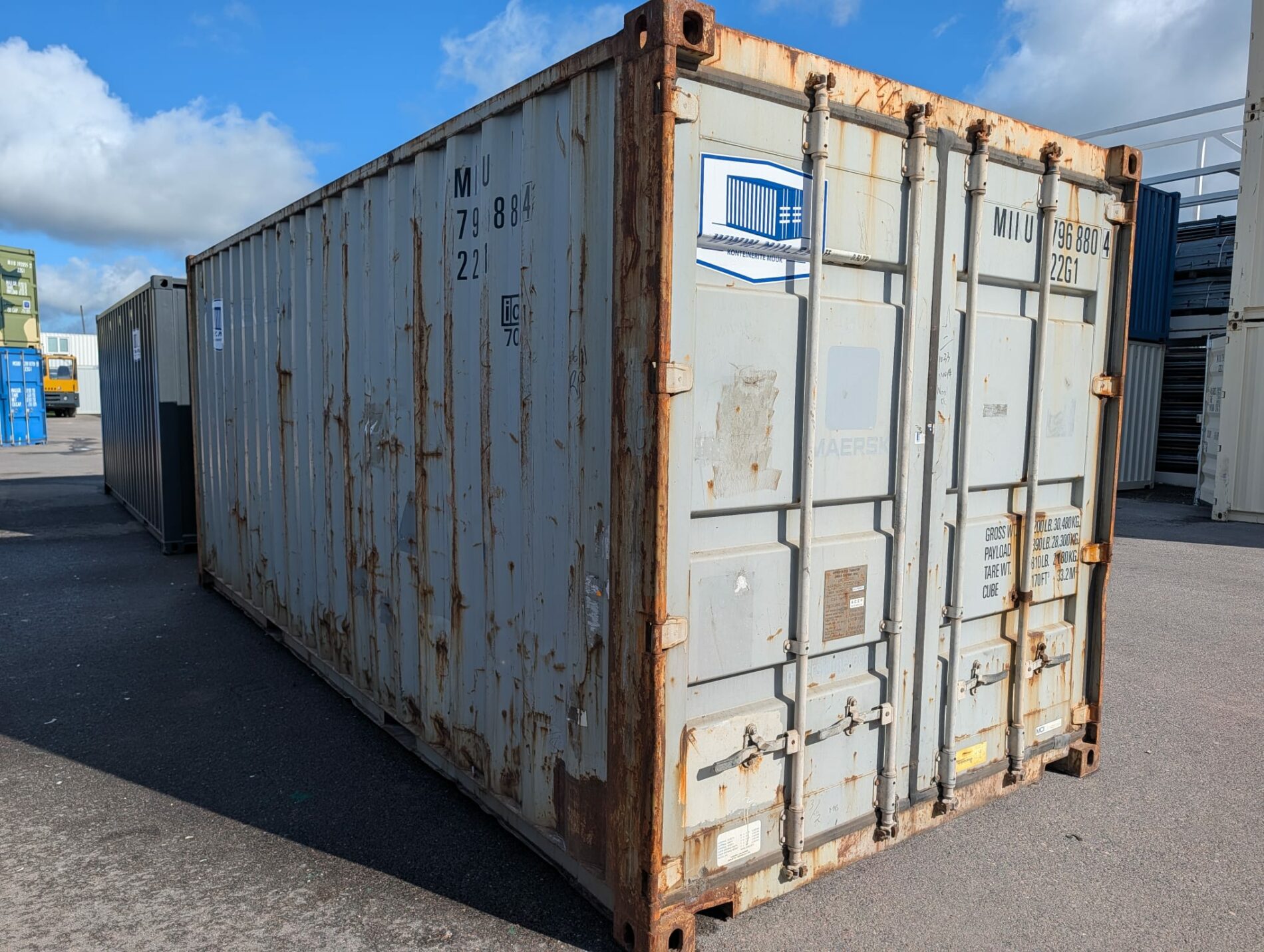 20DC Juras konteiners MIIU7968804 - Tartu - Image 2