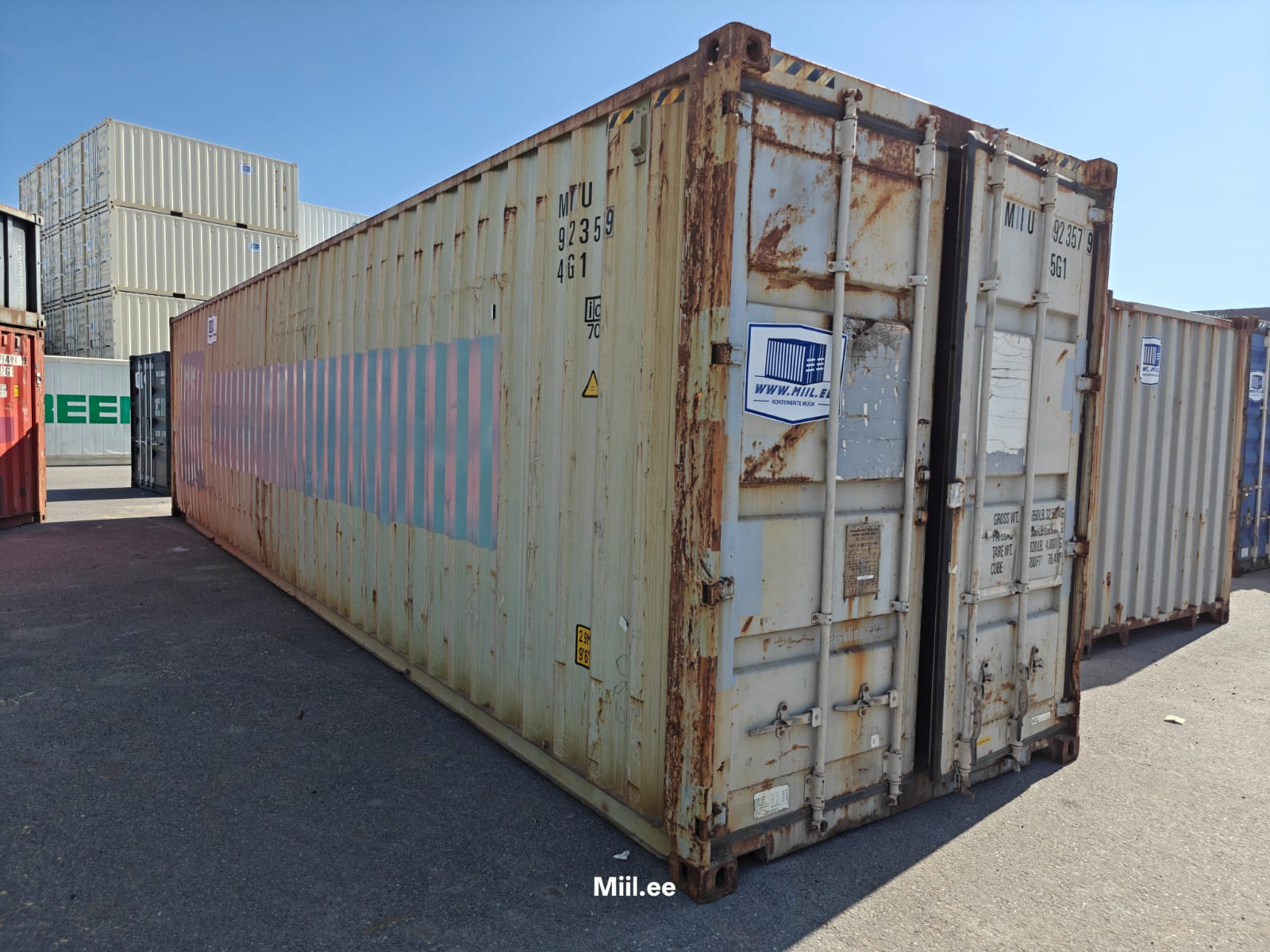 40HC Merekonteiner MIIU9923579 – TALLINN (Avariiline) - Image 2