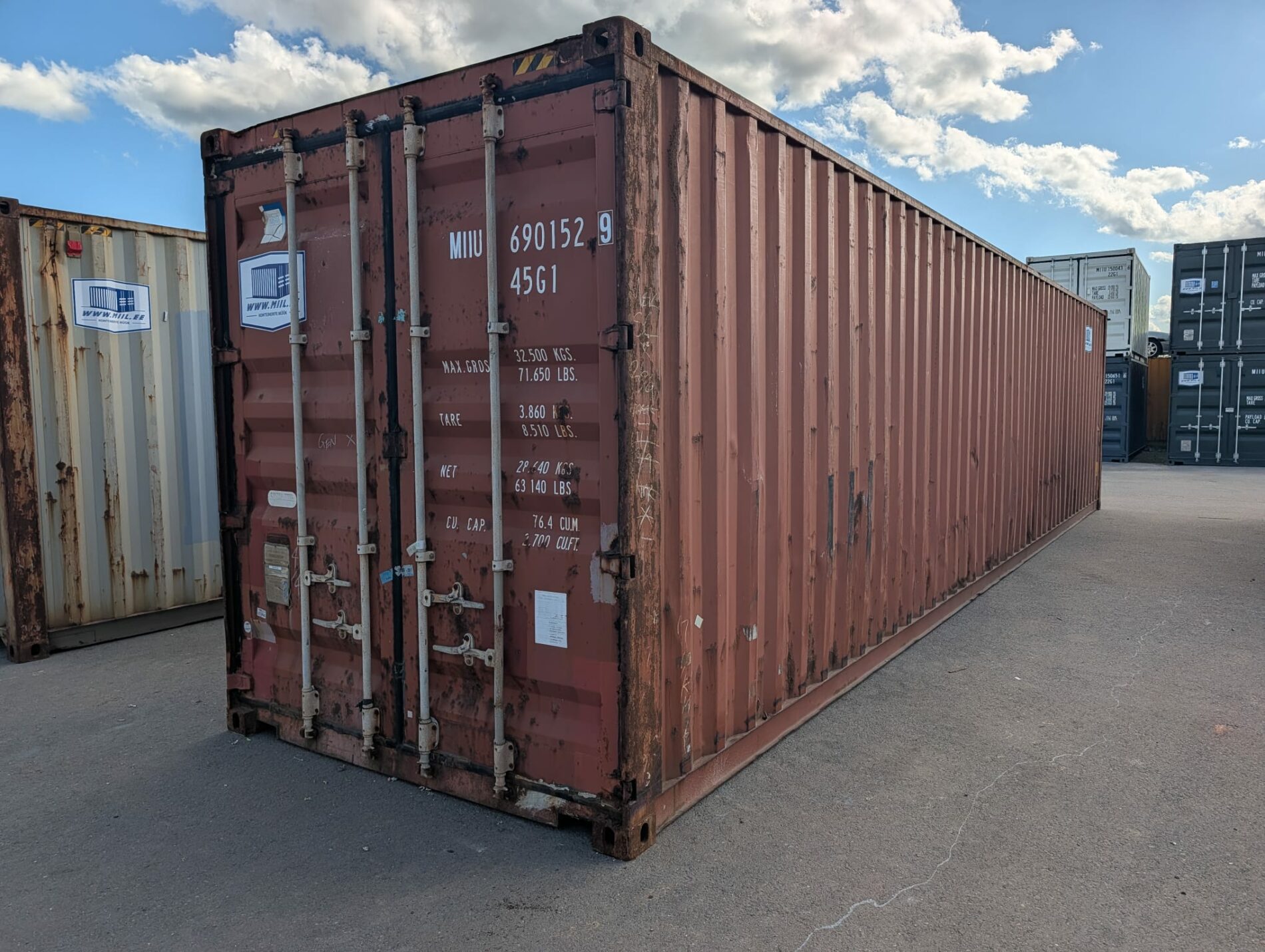 40HC Juras konteiners MIIU6901529 - TALLINN