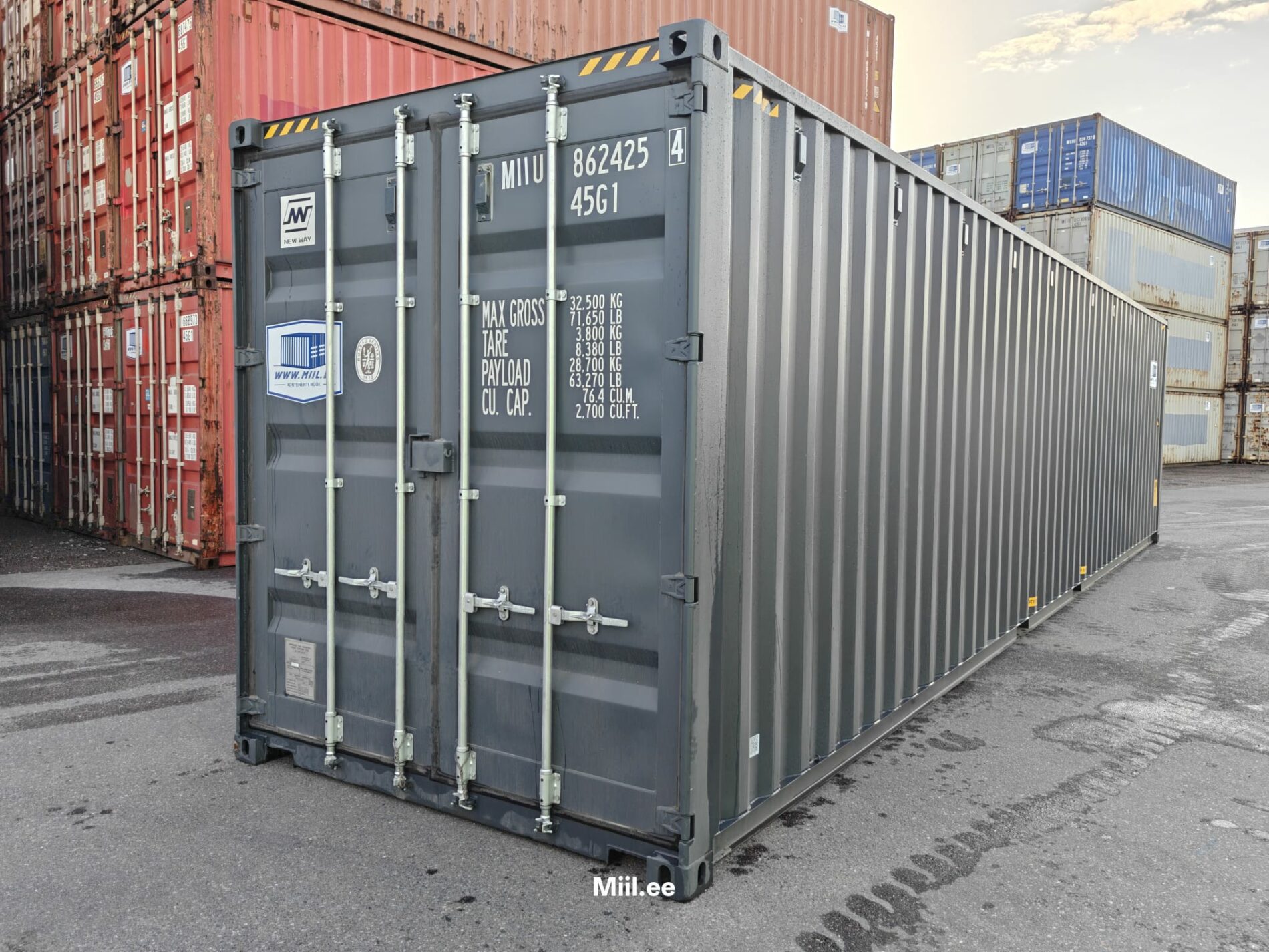 40HC морской контейнер MIIU8624254 - TALLINN (под заказ) — изображение 2
