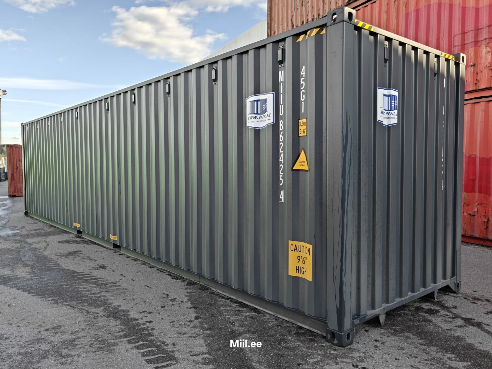 40HC морской контейнер MIIU8624254 - TALLINN (под заказ) — изображение 3