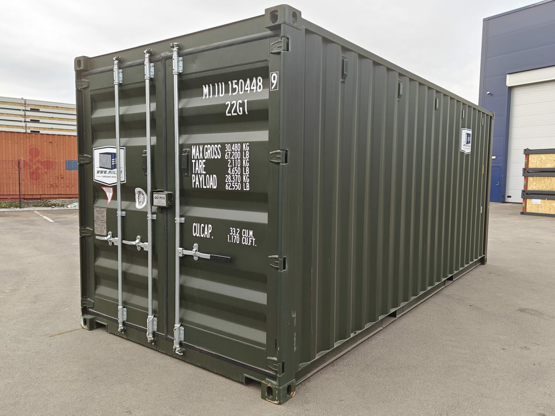 20DC Laokonteiner MIIU1504489 - TALLINN