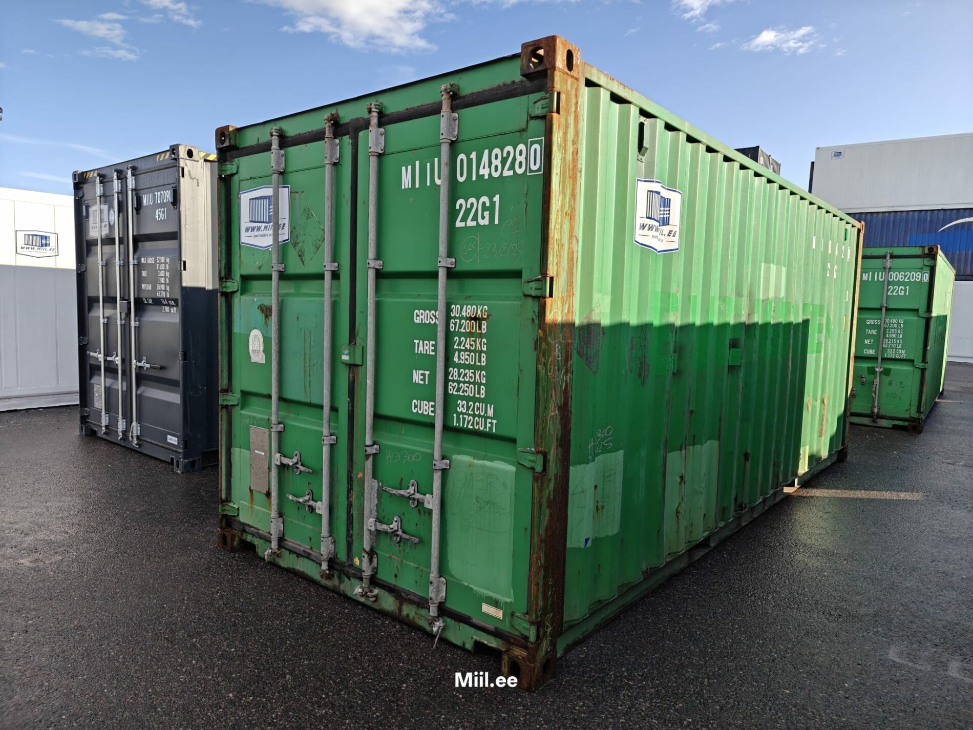 20DC Merekonteiner MIIU0148280 - TARTU