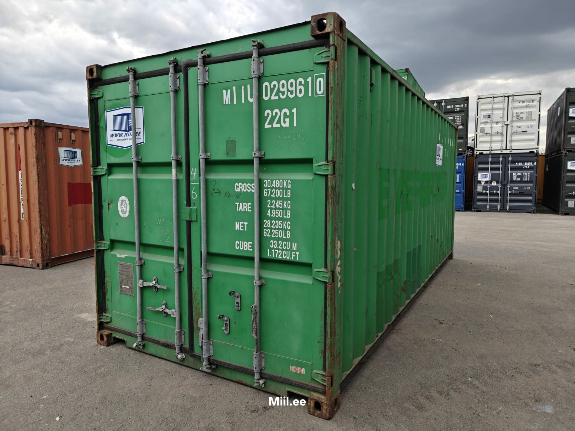 20DC Shipping container MIIU0299610 - Tartu - Image 2