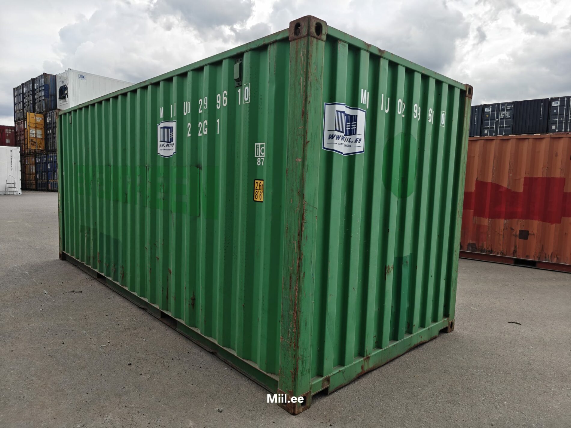 20DC Shipping container MIIU0299610 - Tartu - Image 3