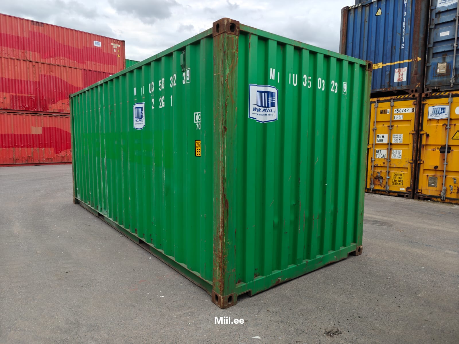 20DC Shipping container MIIU3503239 - Tartu - Image 3