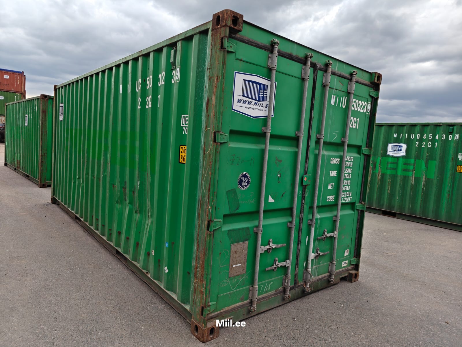 20DC Shipping container MIIU3503239 - Tartu - Image 2