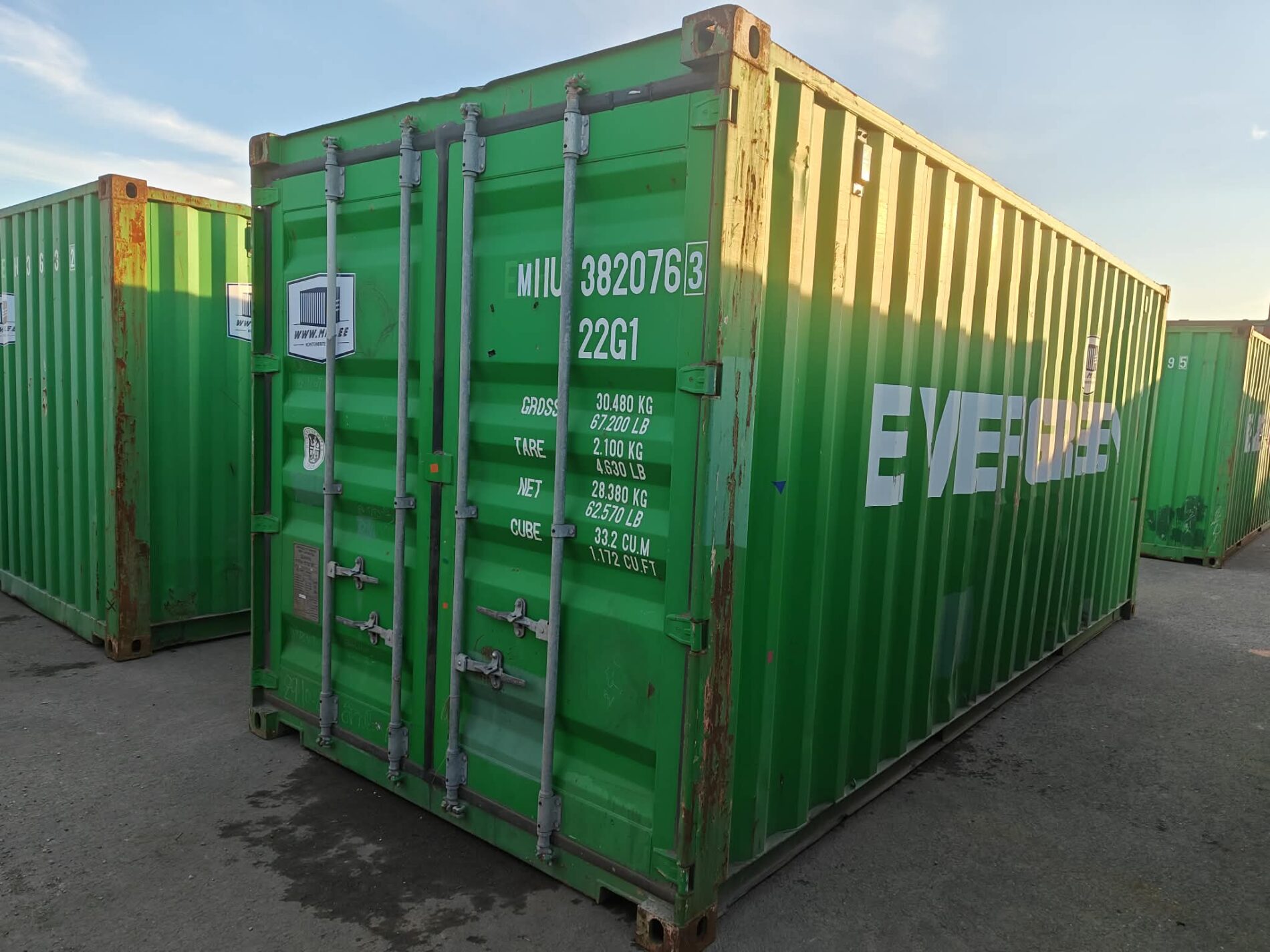 20DC Merekonteiner MIIU3820763 – TALLINN