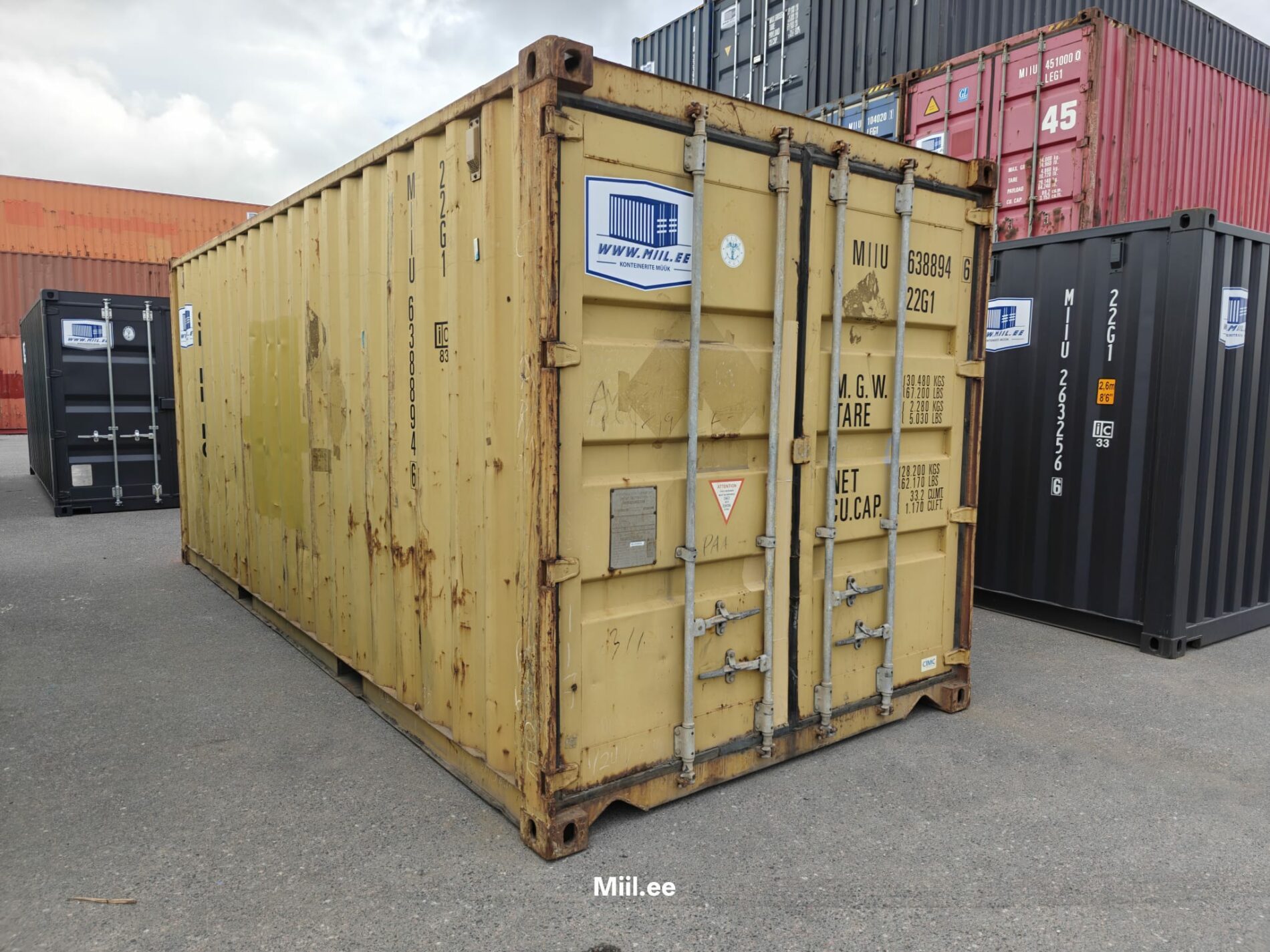 20DC Merekonteiner MIIU6388946 - TARTU - Image 2