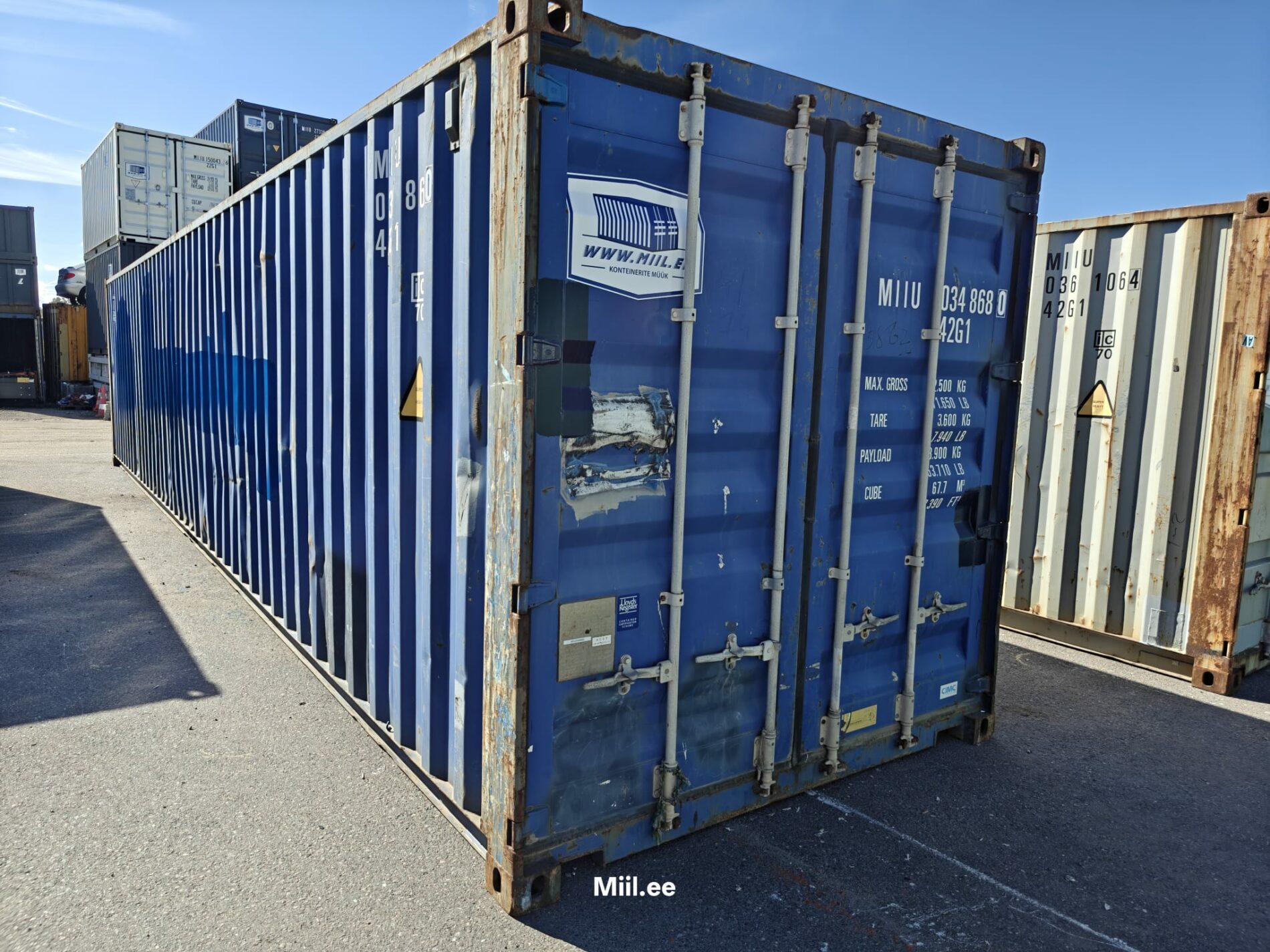 40DC Merekonteiner MIIU0348680 – TALLINN - Image 2
